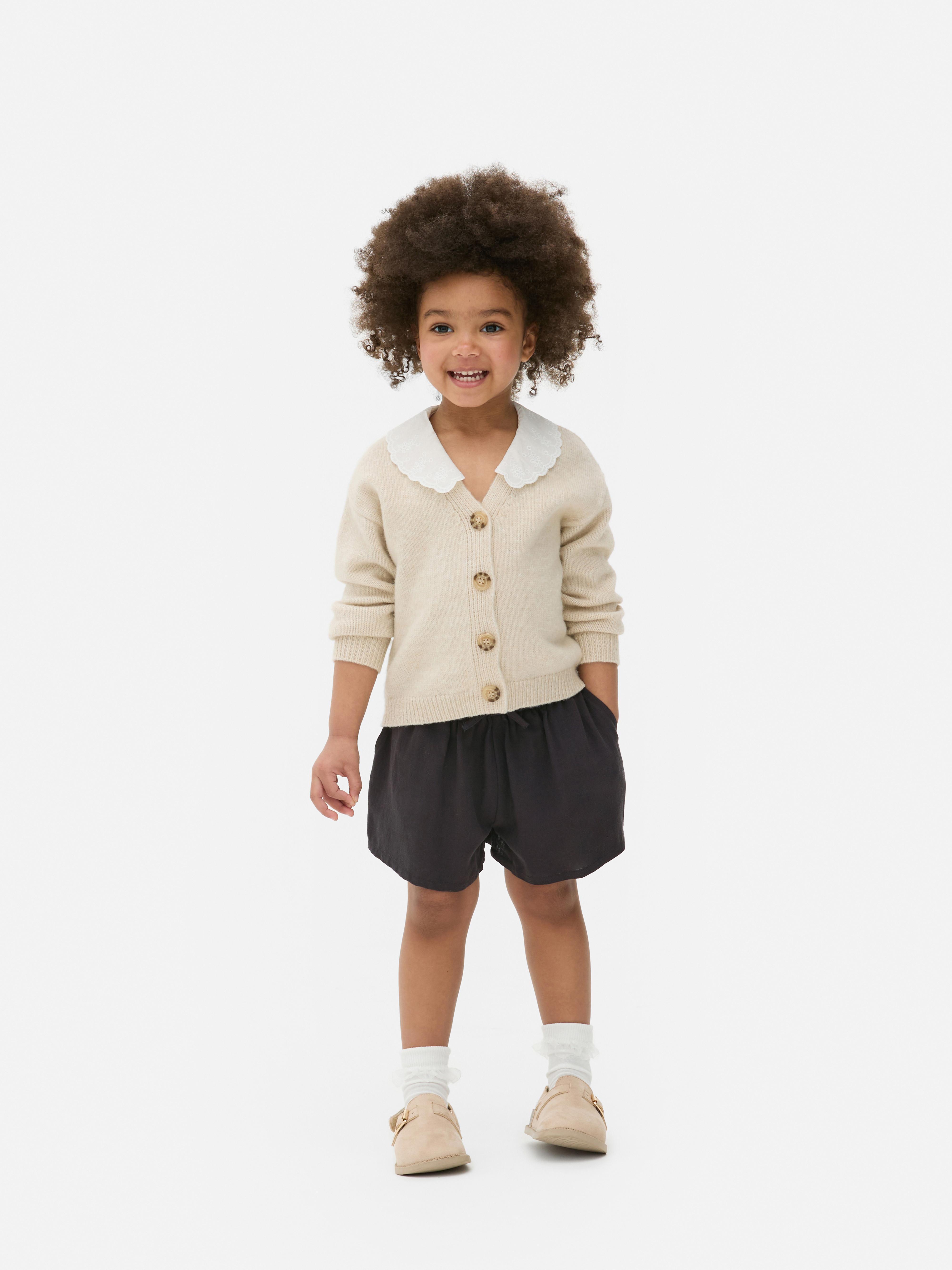 Elasticated Shorts With Apllique Bow