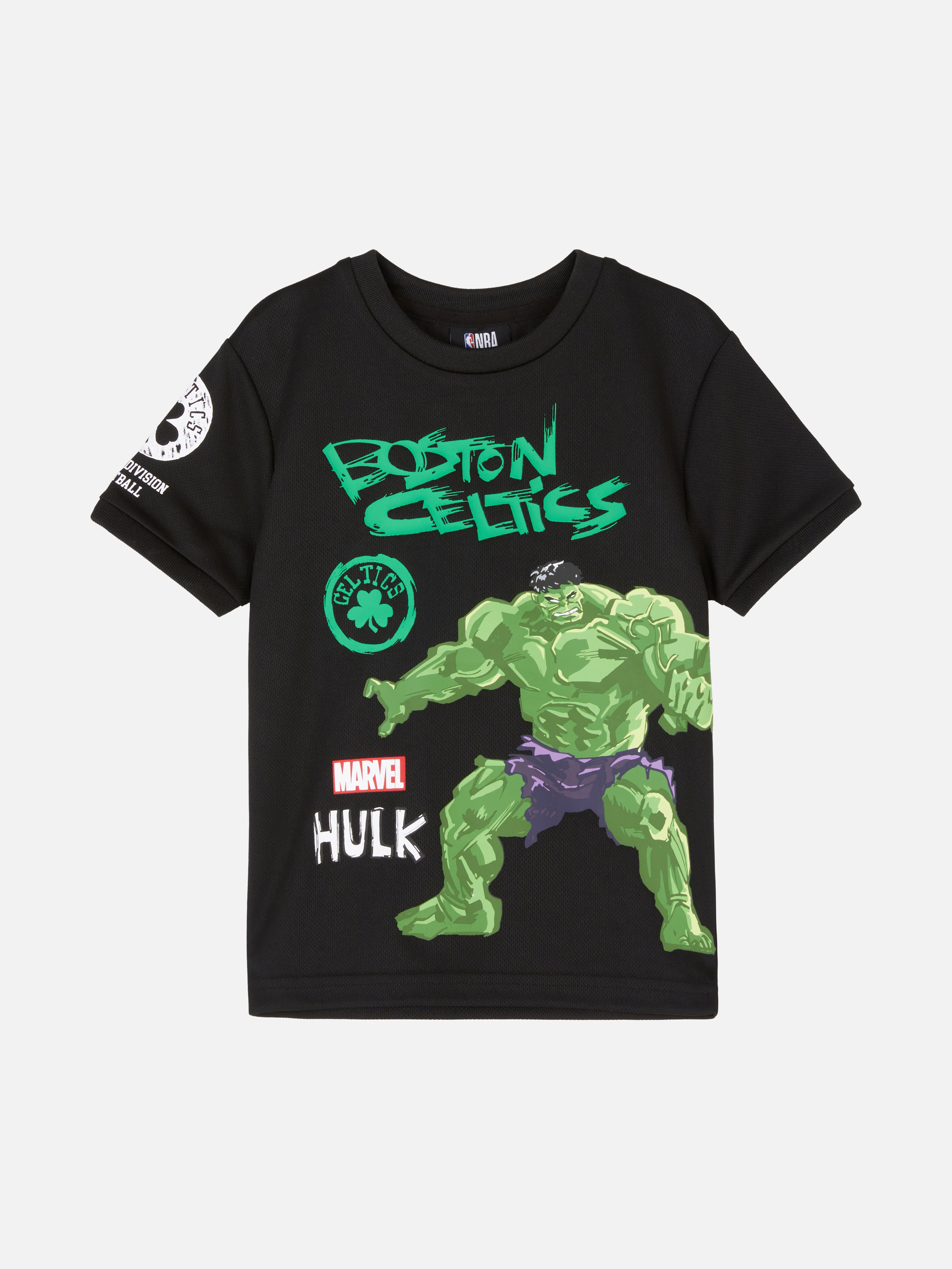 „Marvel Hulk x NBA Boston Celtics“ T-Shirt