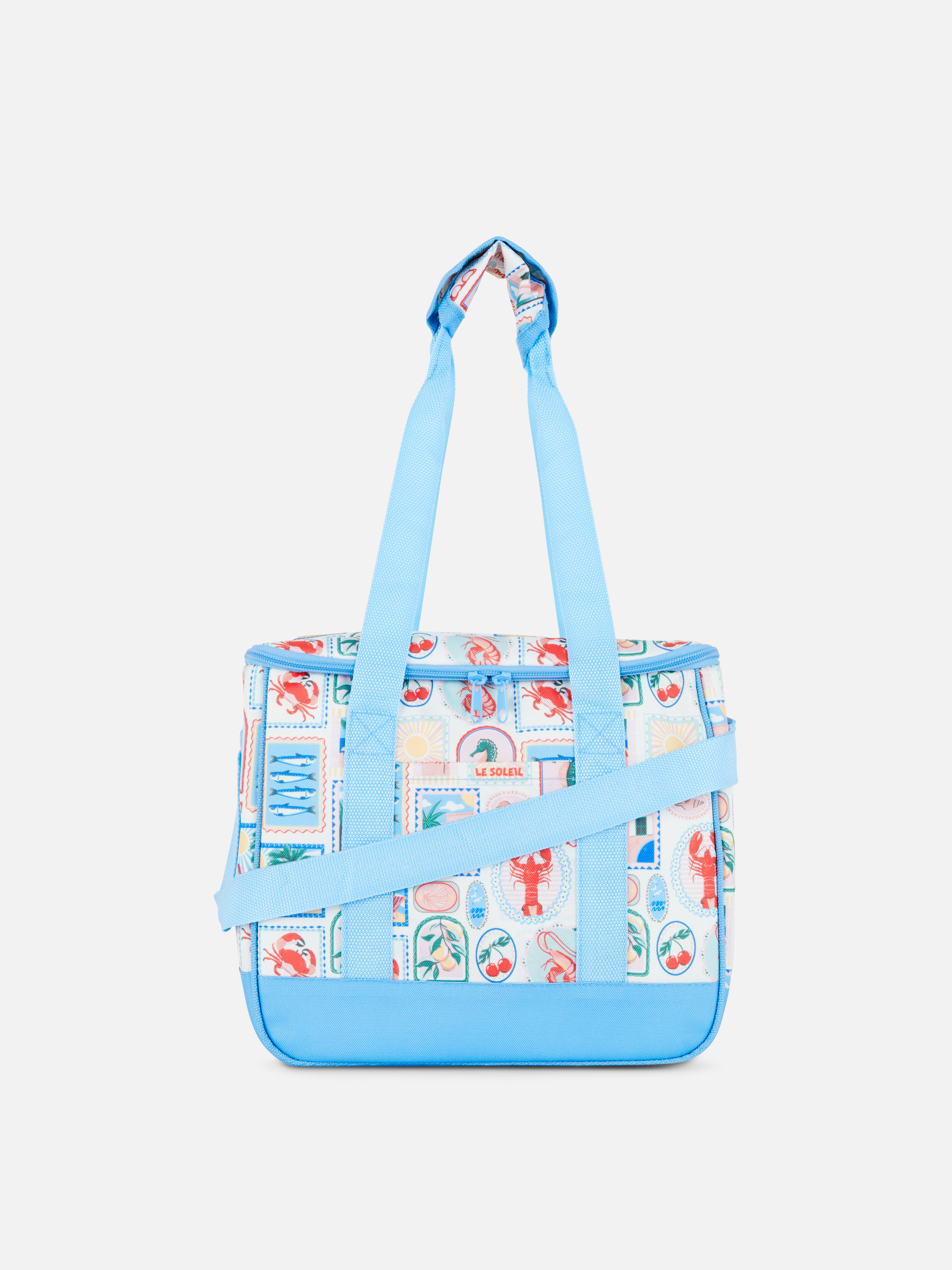 Große Kühltasche mit Meeres-Motiv