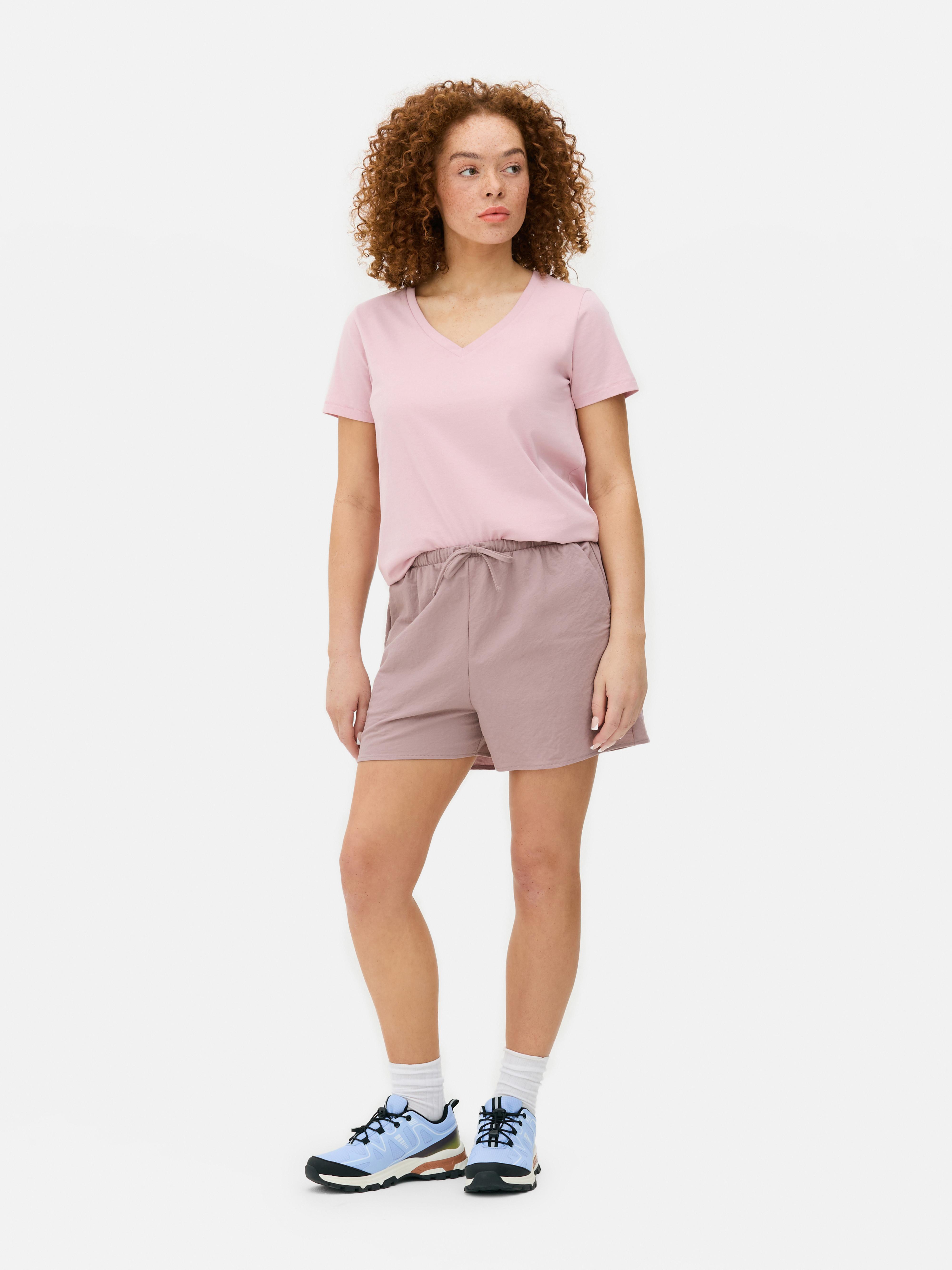 Short à cordon de serrage Essential Rose