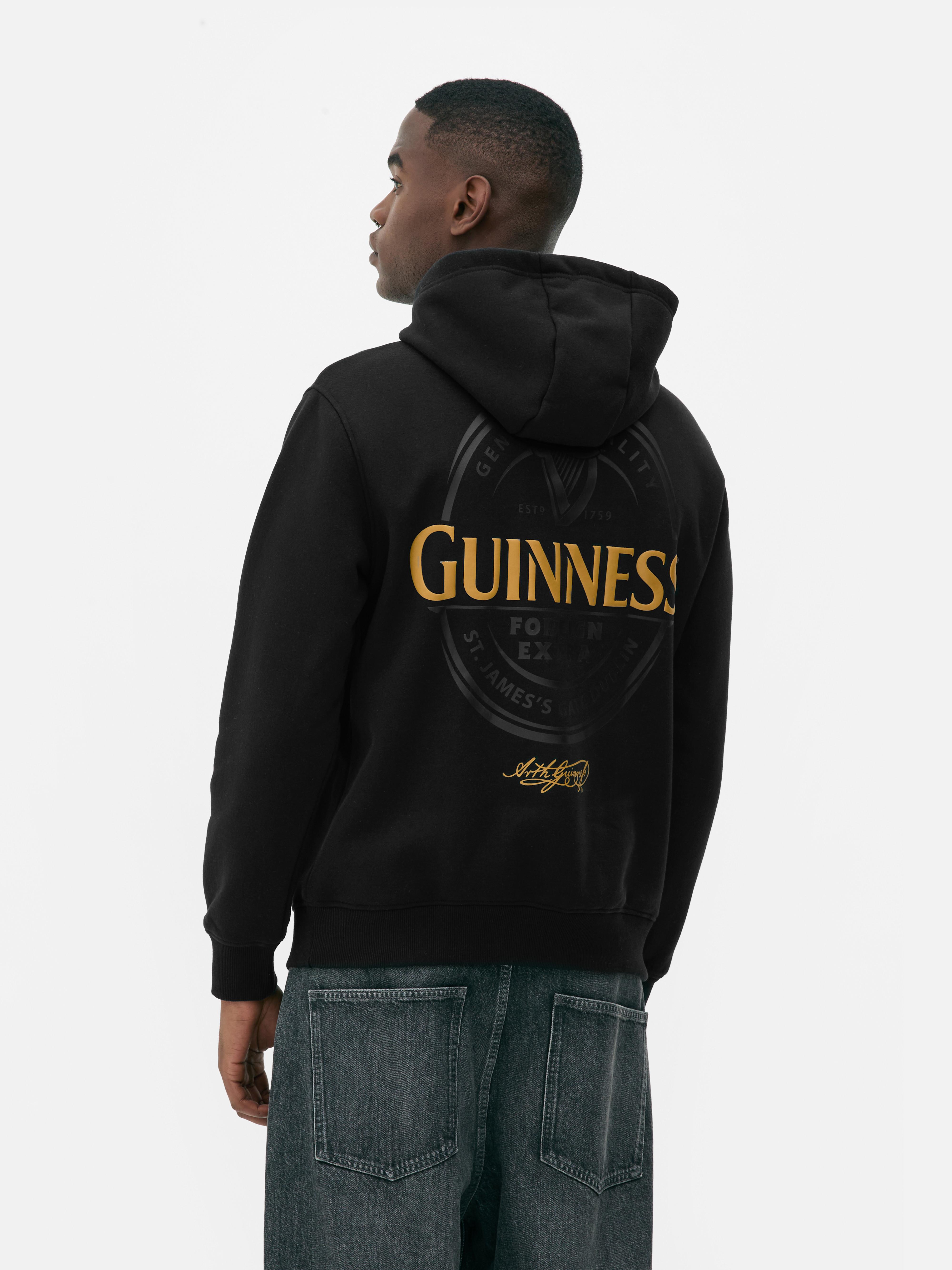 Camisola capuz gráfico Guinness