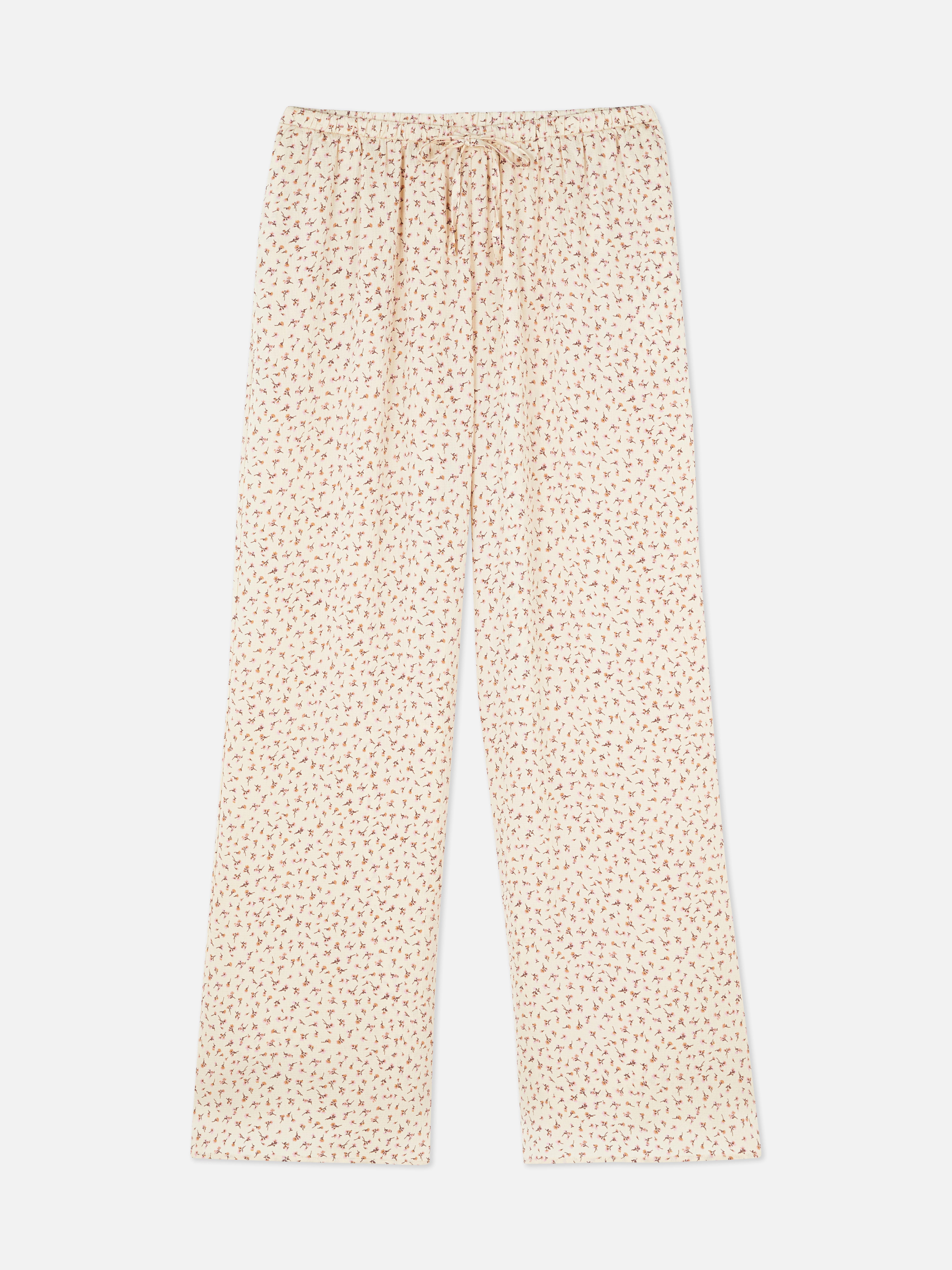Satin Drawstring Pyjama Bottoms