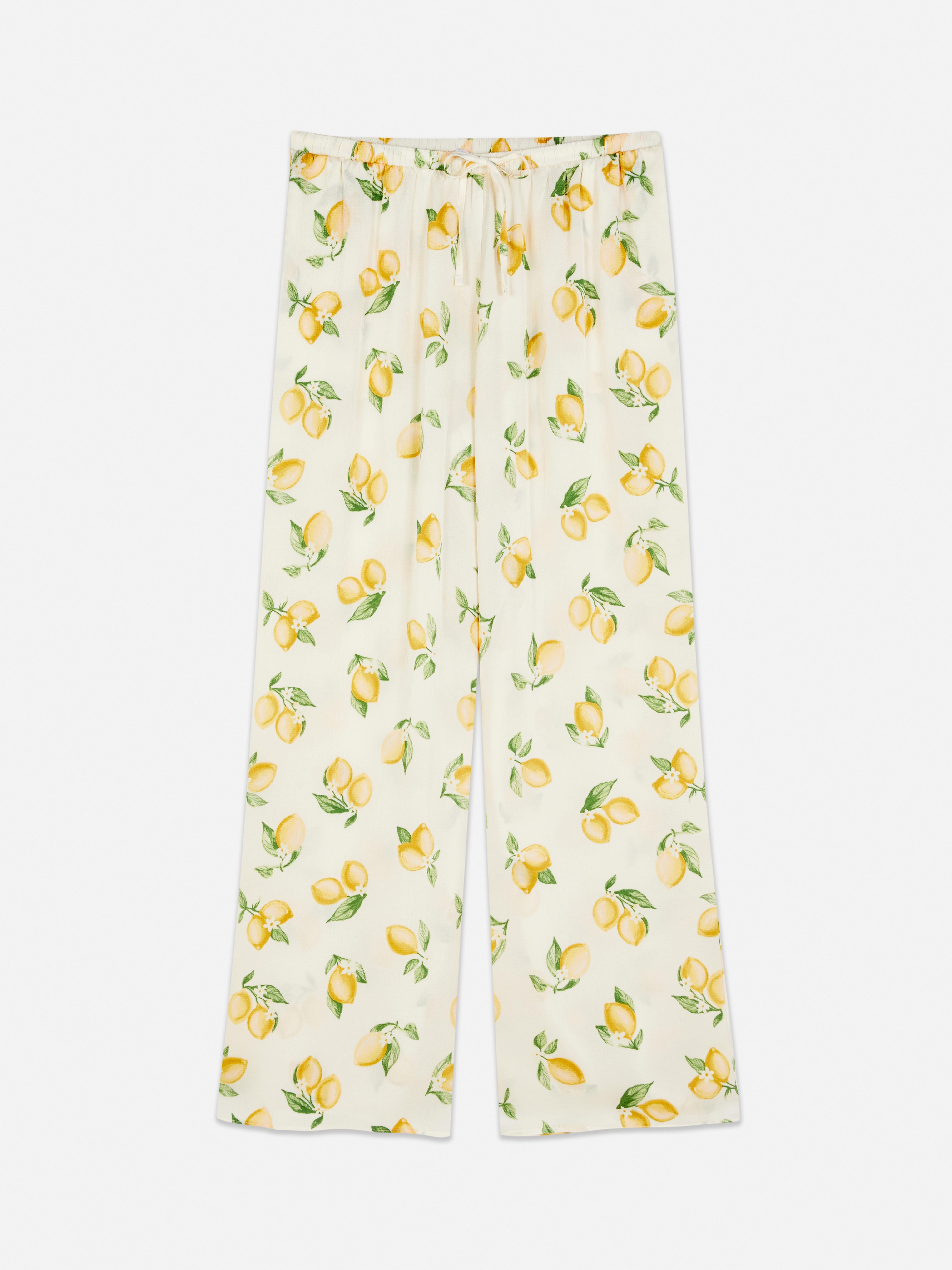 Satin Drawstring Pyjama Bottoms