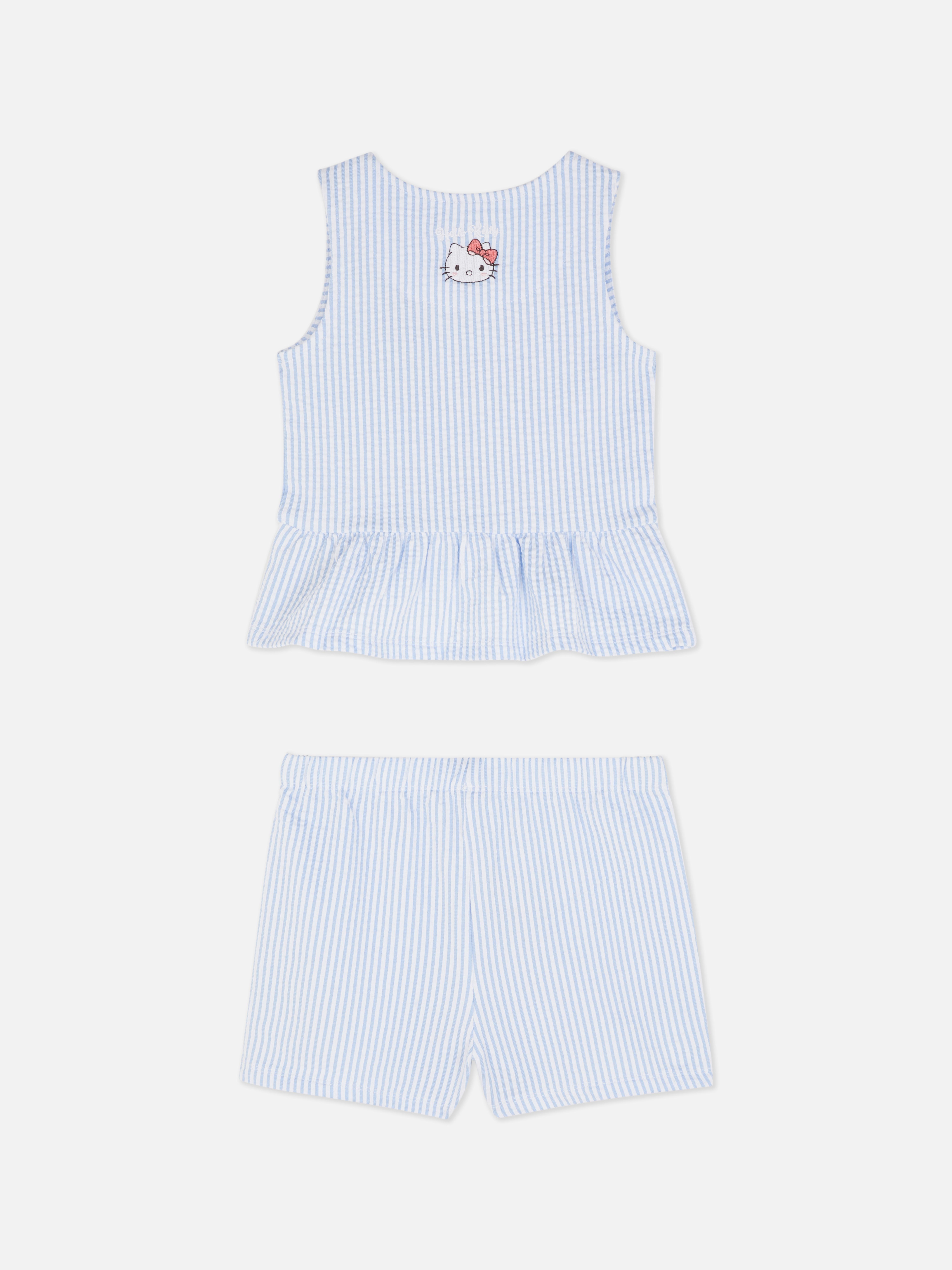 Hello Kitty Striped Blouse and Shorts Set