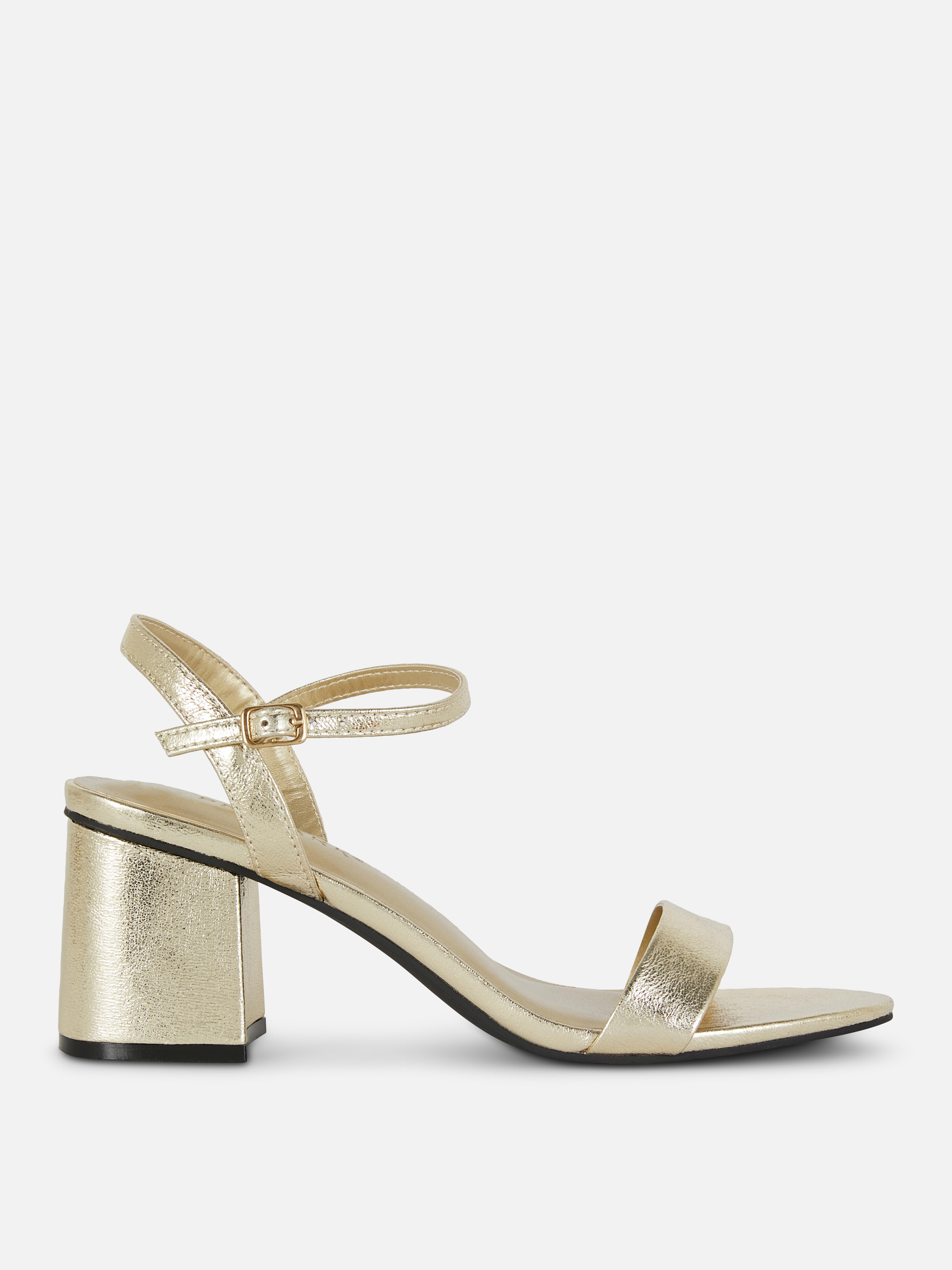 Sandalen met blokhak