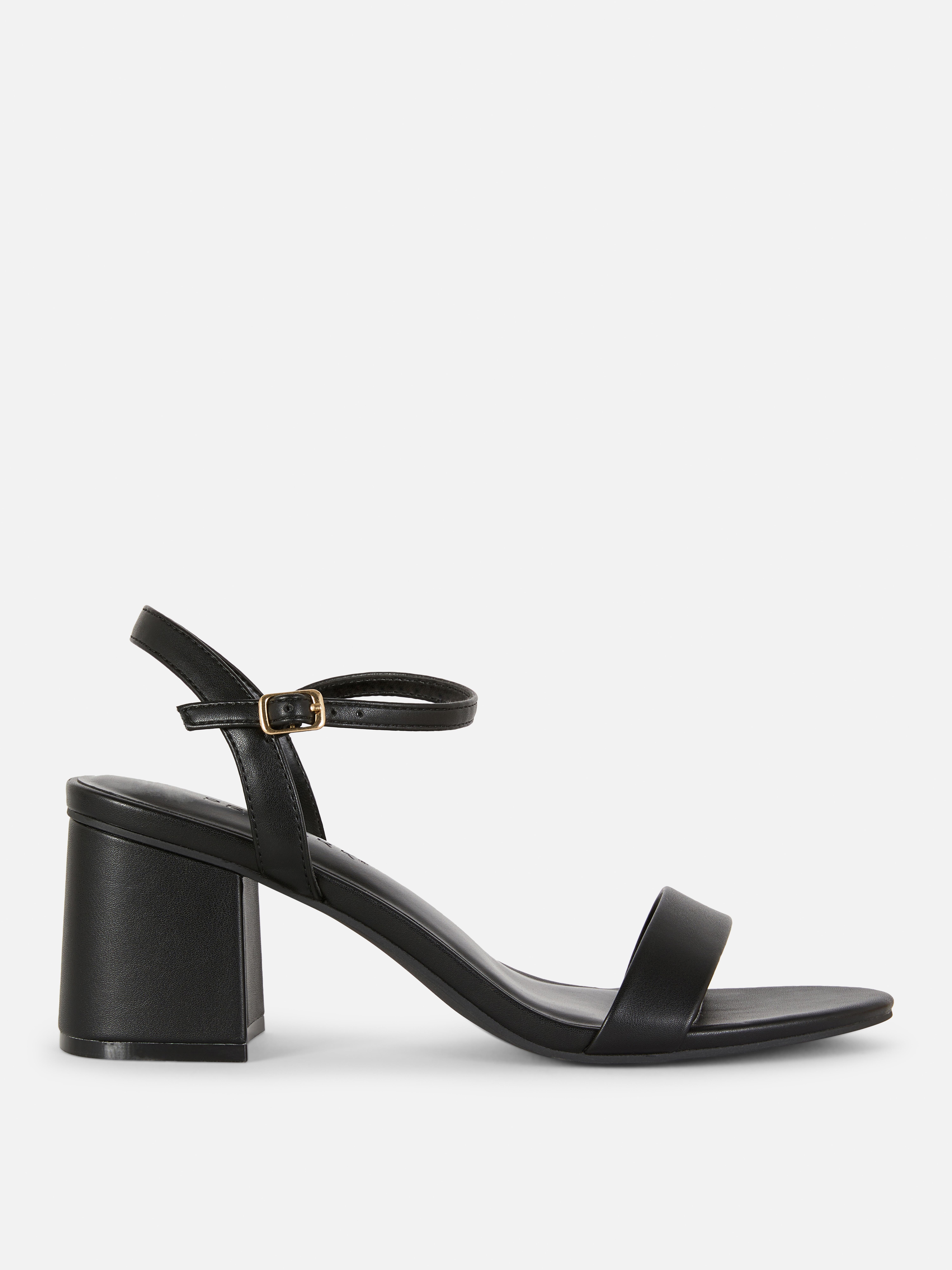 Sandalen met blokhak