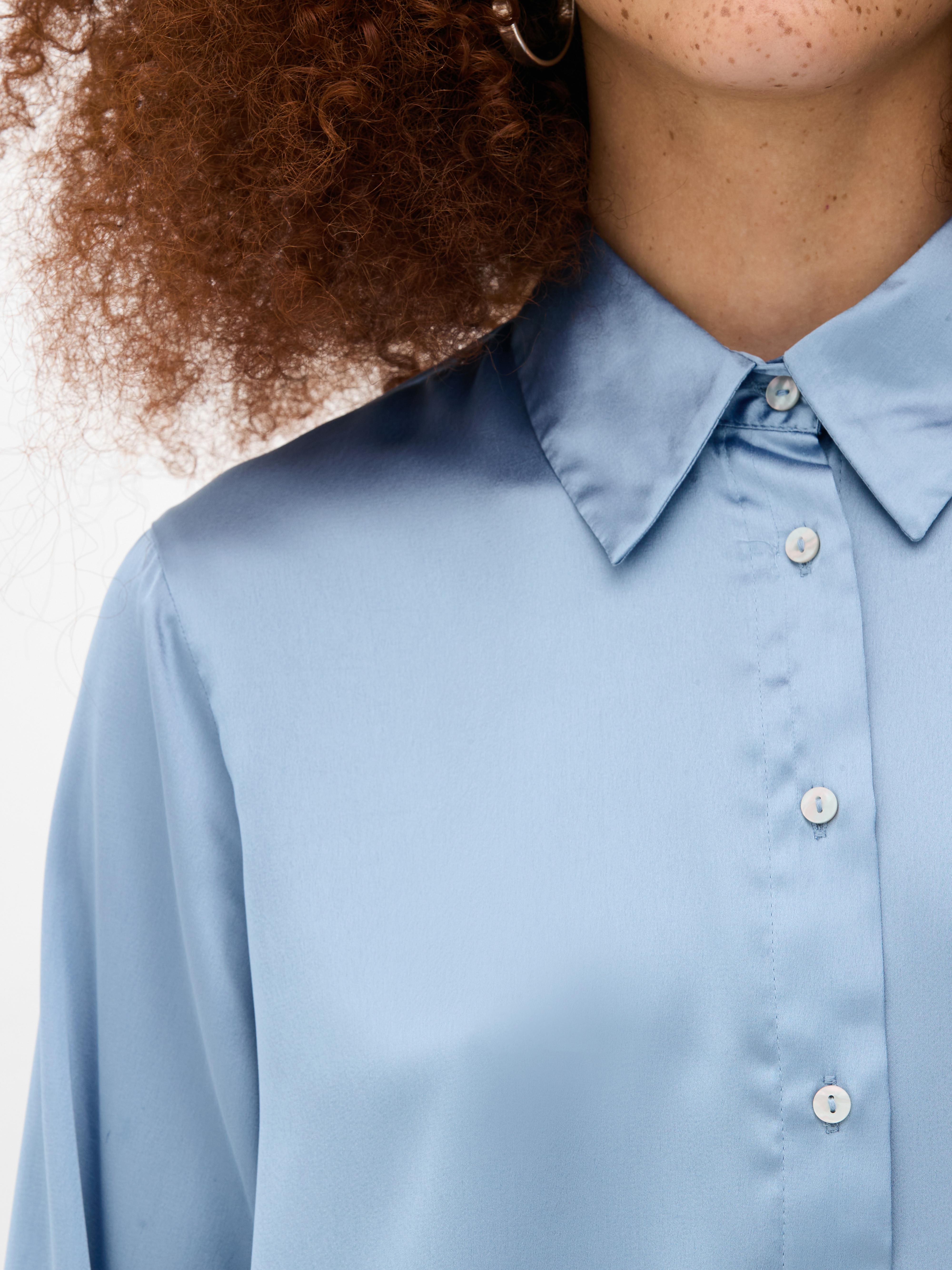 Camisa Burdeos Hombre Take A Sleek Peak Satin Shirt Chocolate