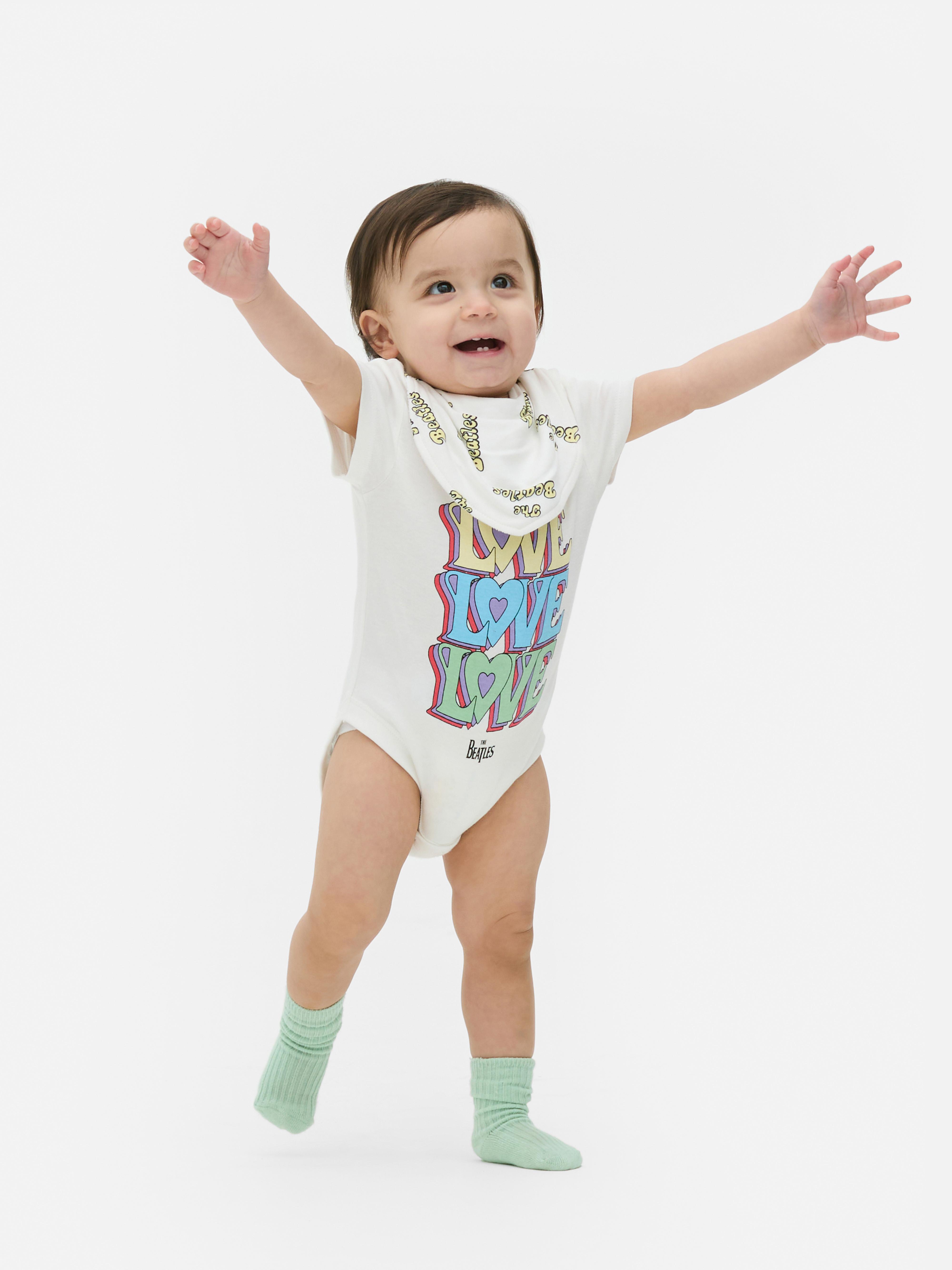 The Beatles Bib and Bodysuit Set