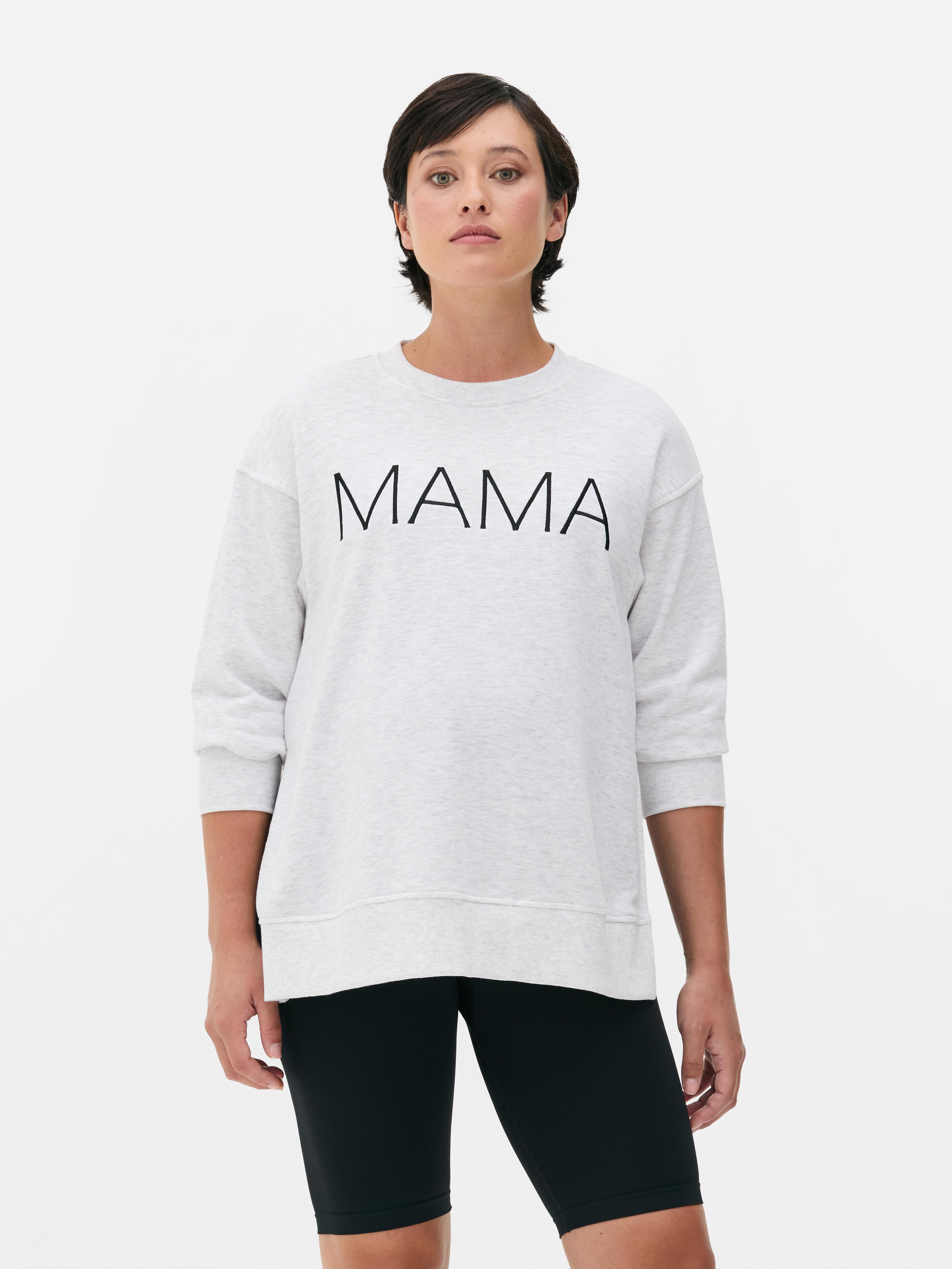 Sweat-shirt à message Mama Maternité