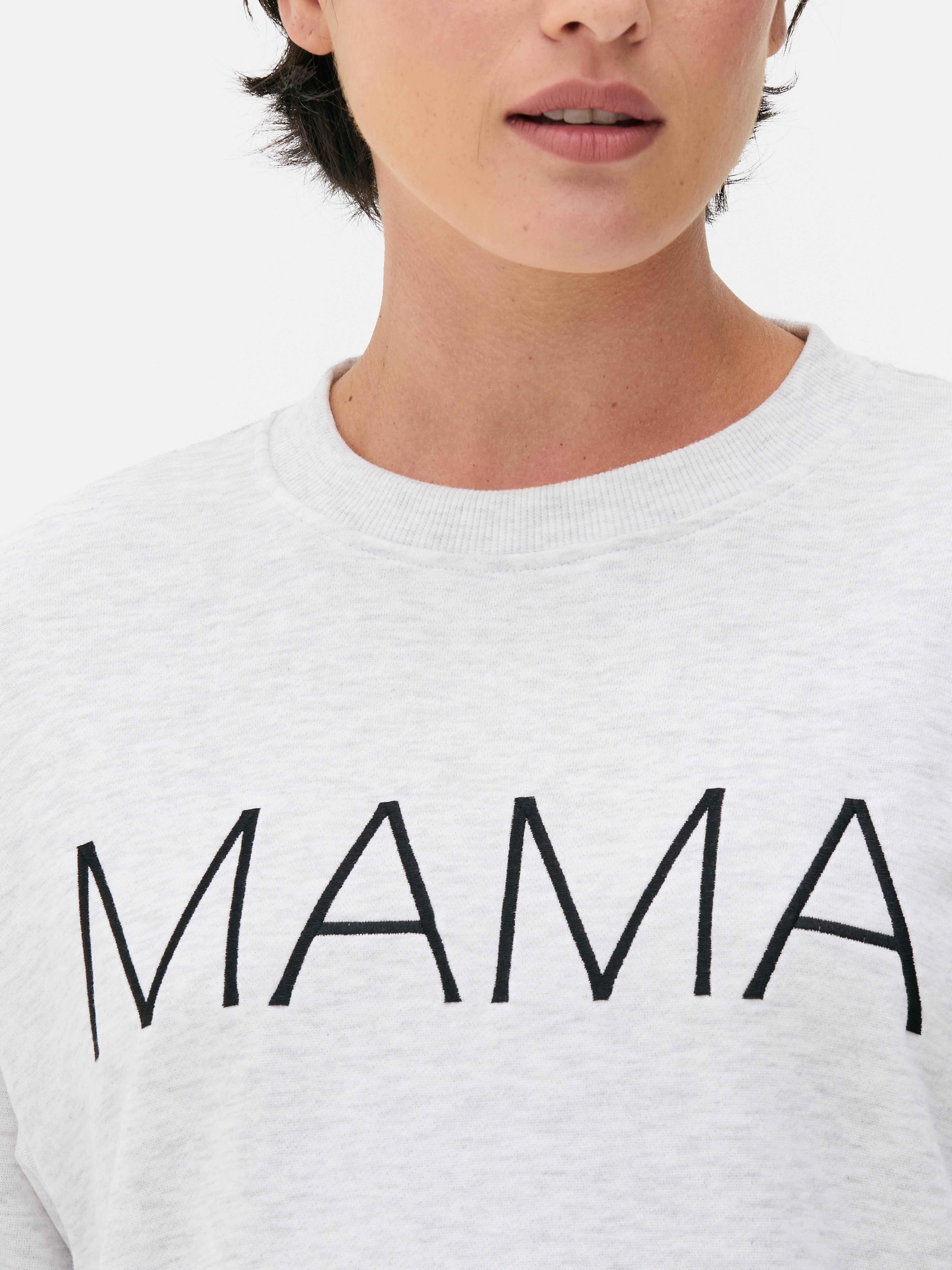 Sweat-shirt à message Mama Maternité