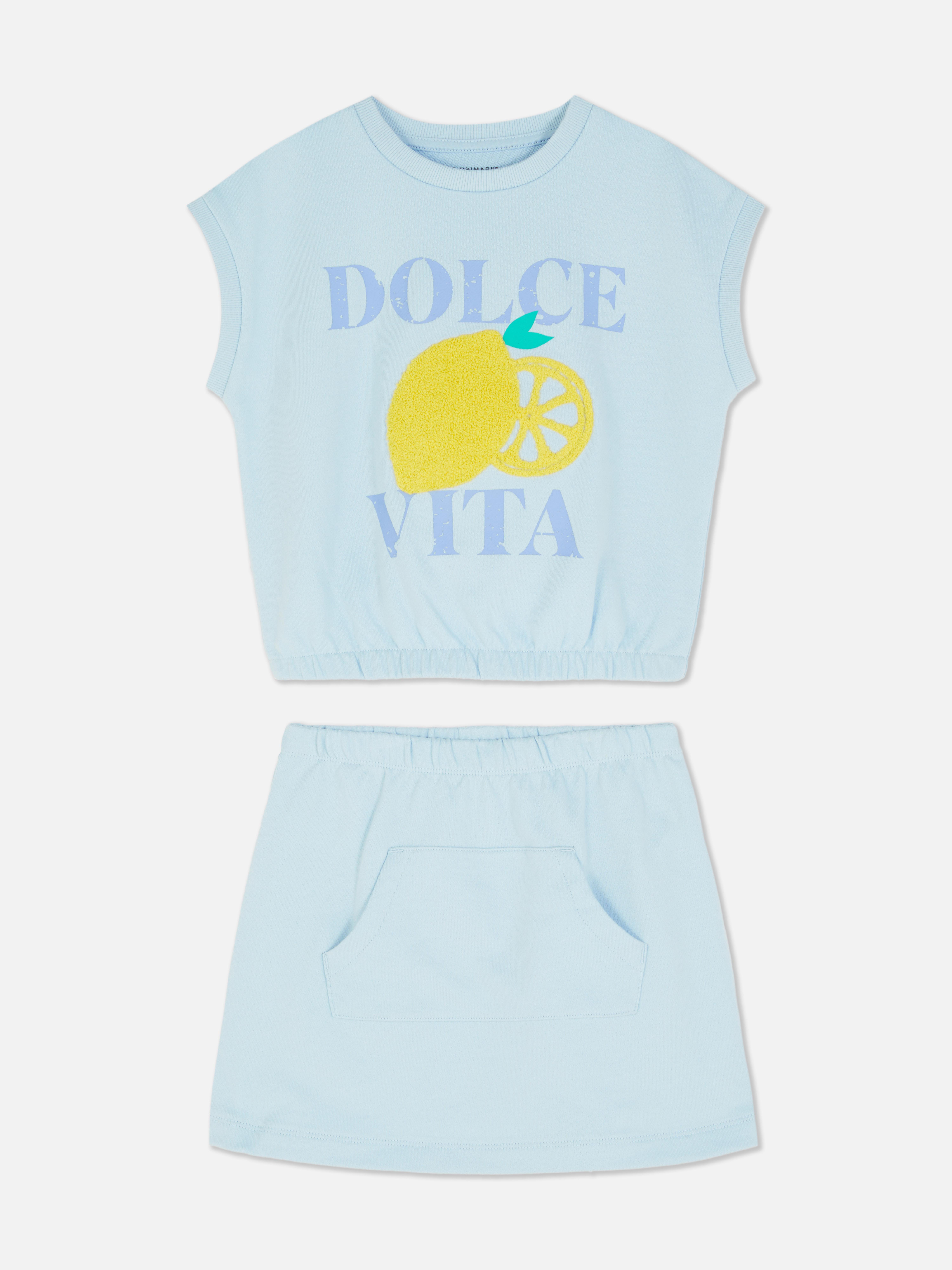 Co-ord Vest and Skirt Set