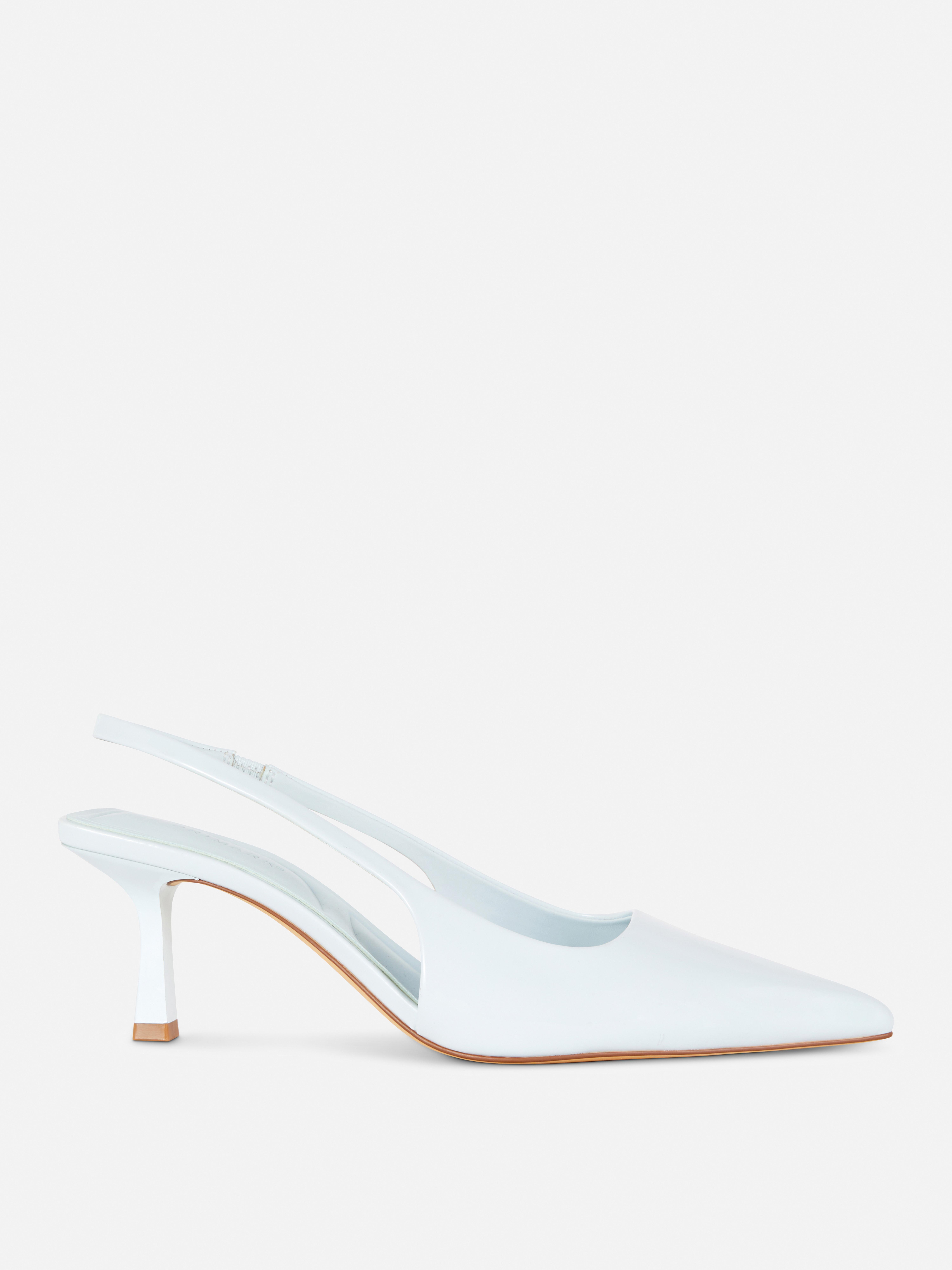 Slingback-pumps van lakleer