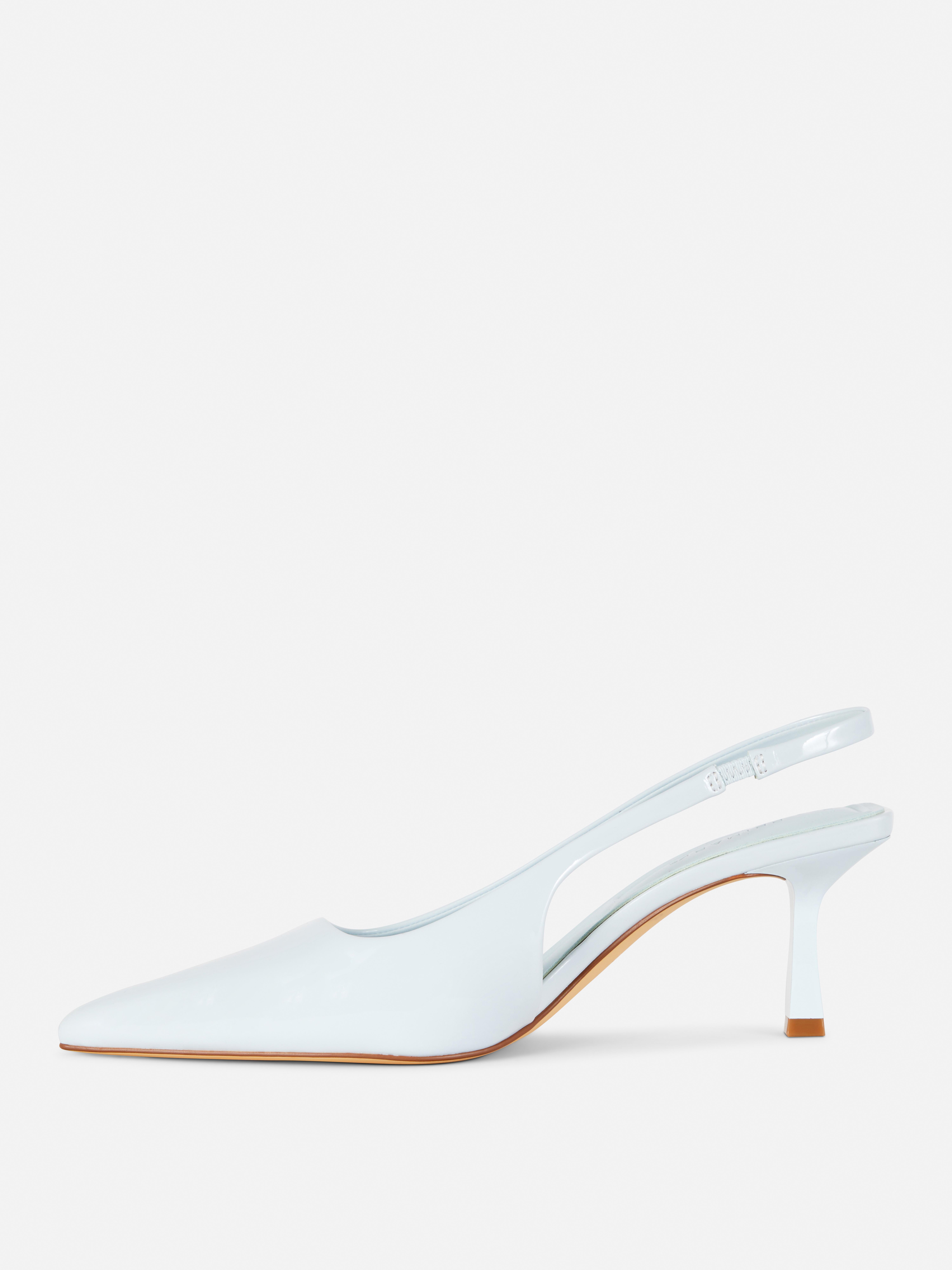 Slingback-pumps van lakleer