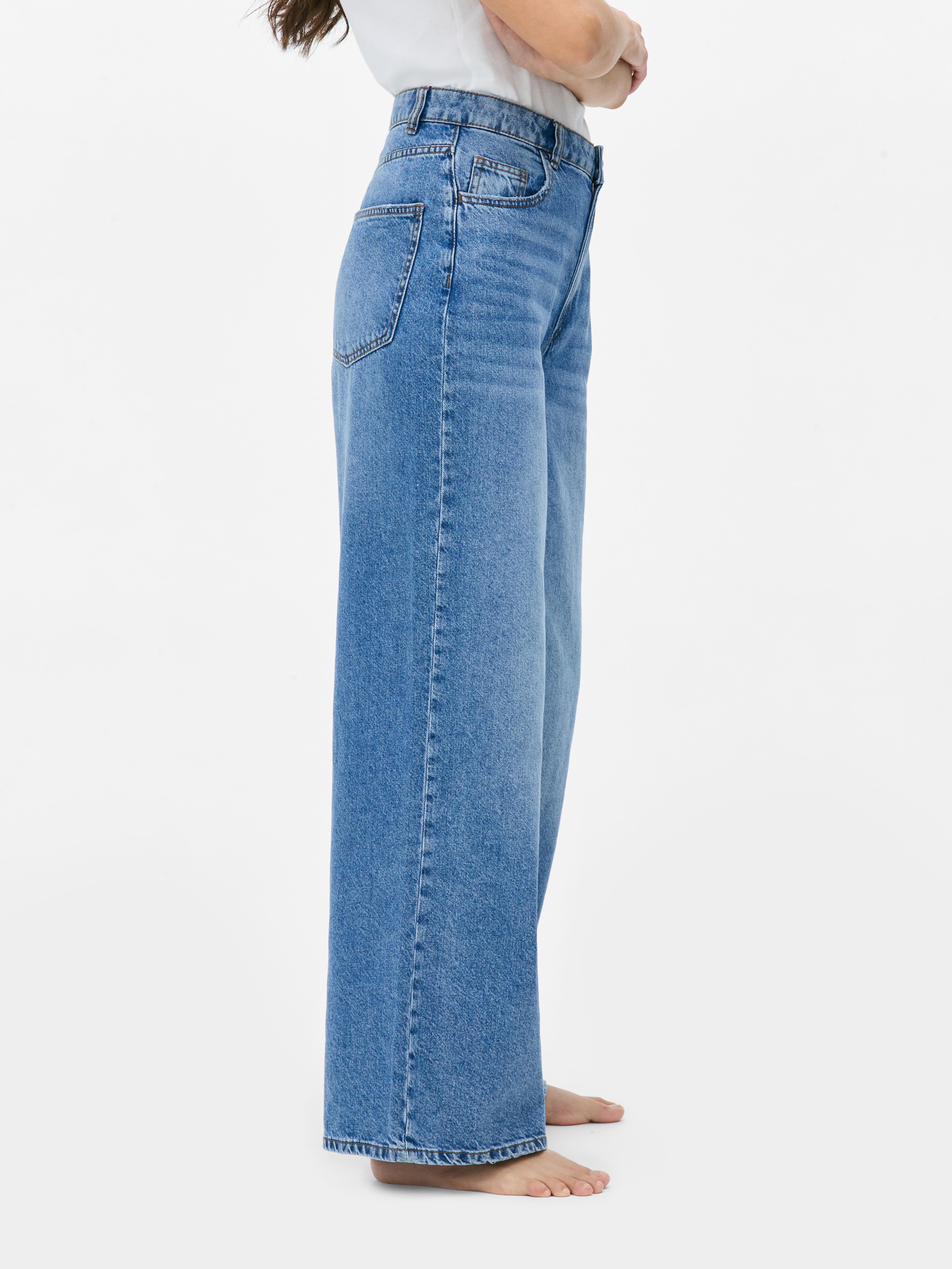 Paula Echevarría Wide Leg Denim Jeans
