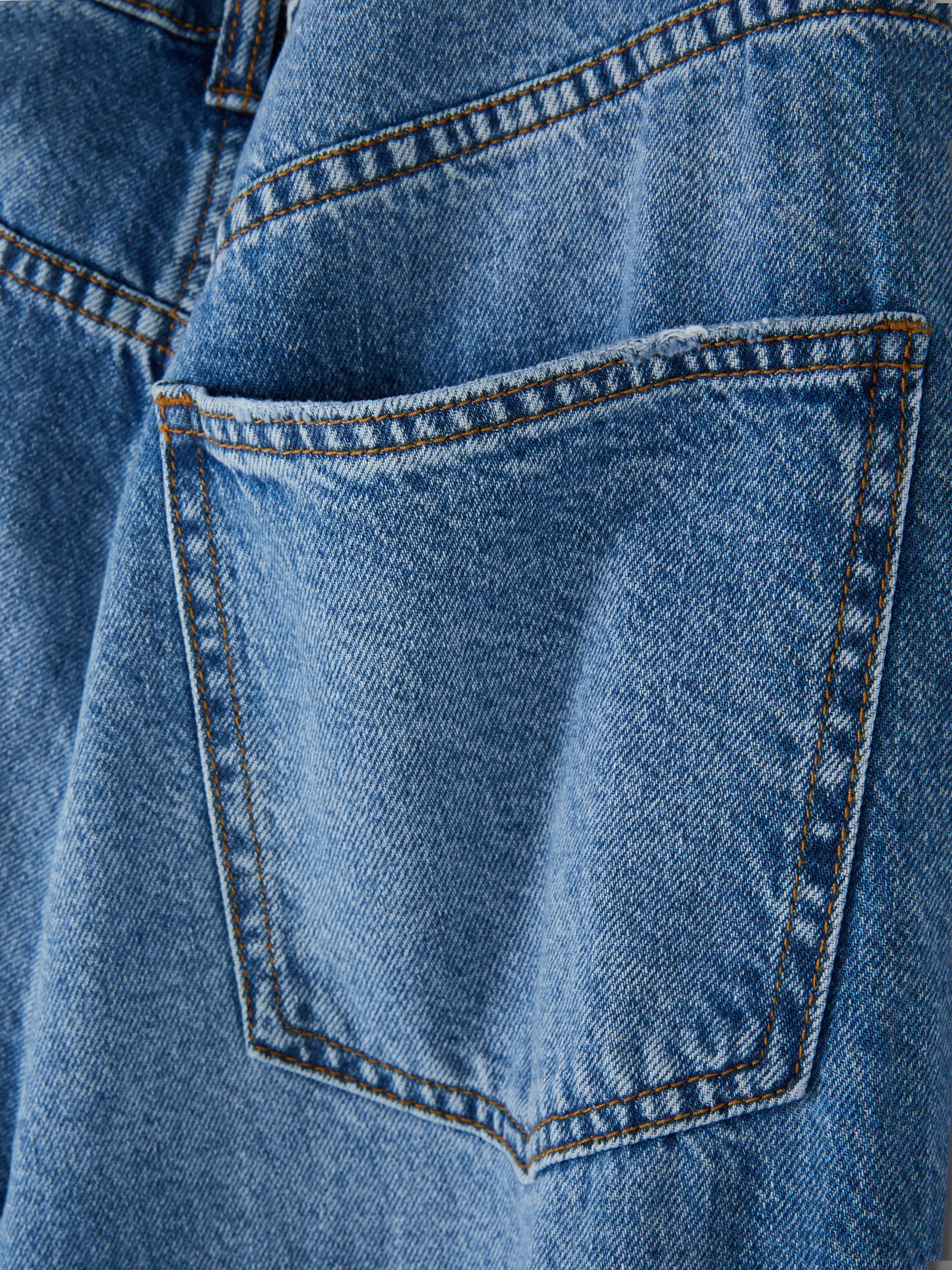 Paula Echevarría Wide Leg Denim Jeans