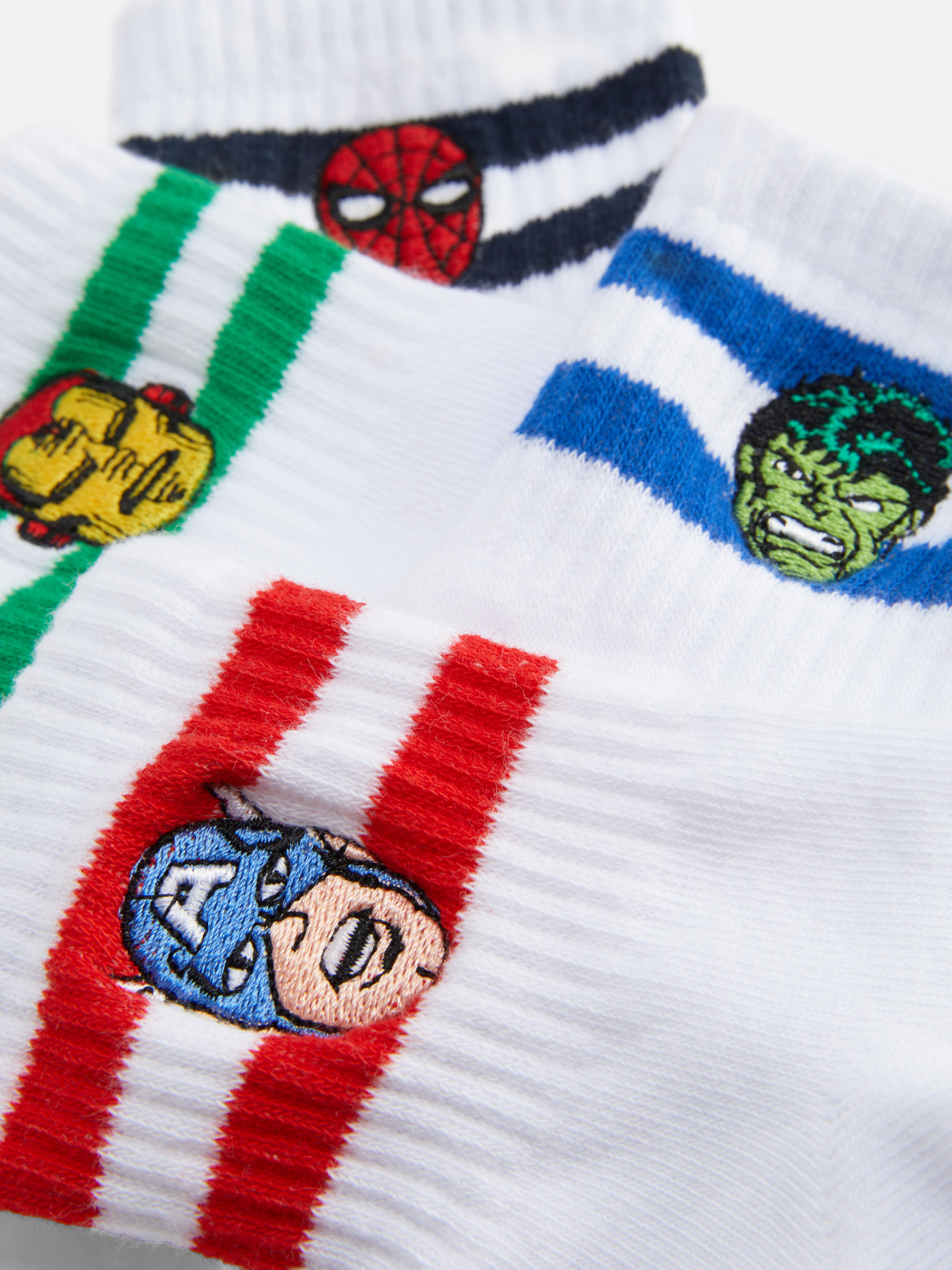 Rebrované členkové ponožky MARVEL Spider-Man, 4 páry