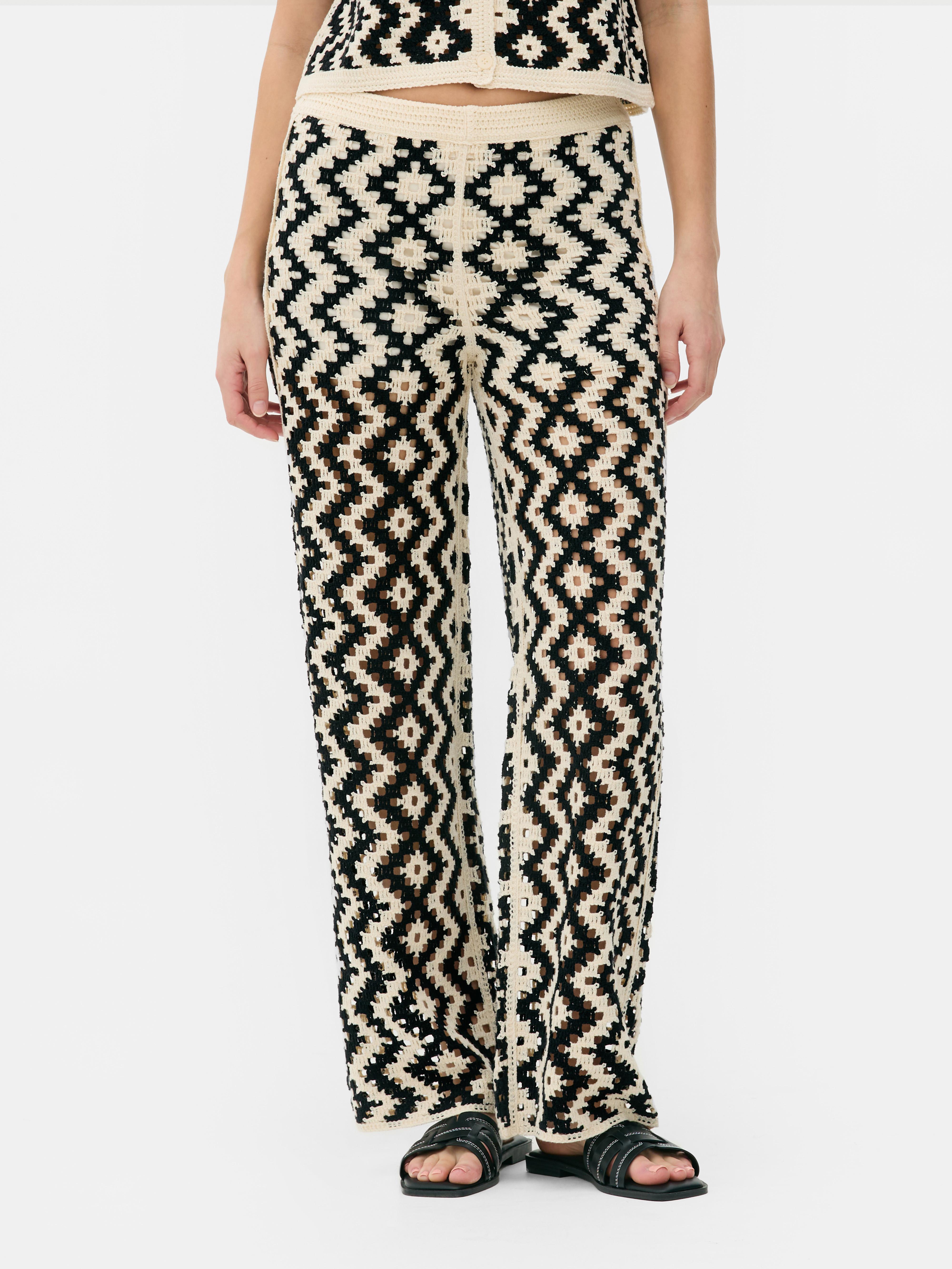 Zigzag Crochet Leggings