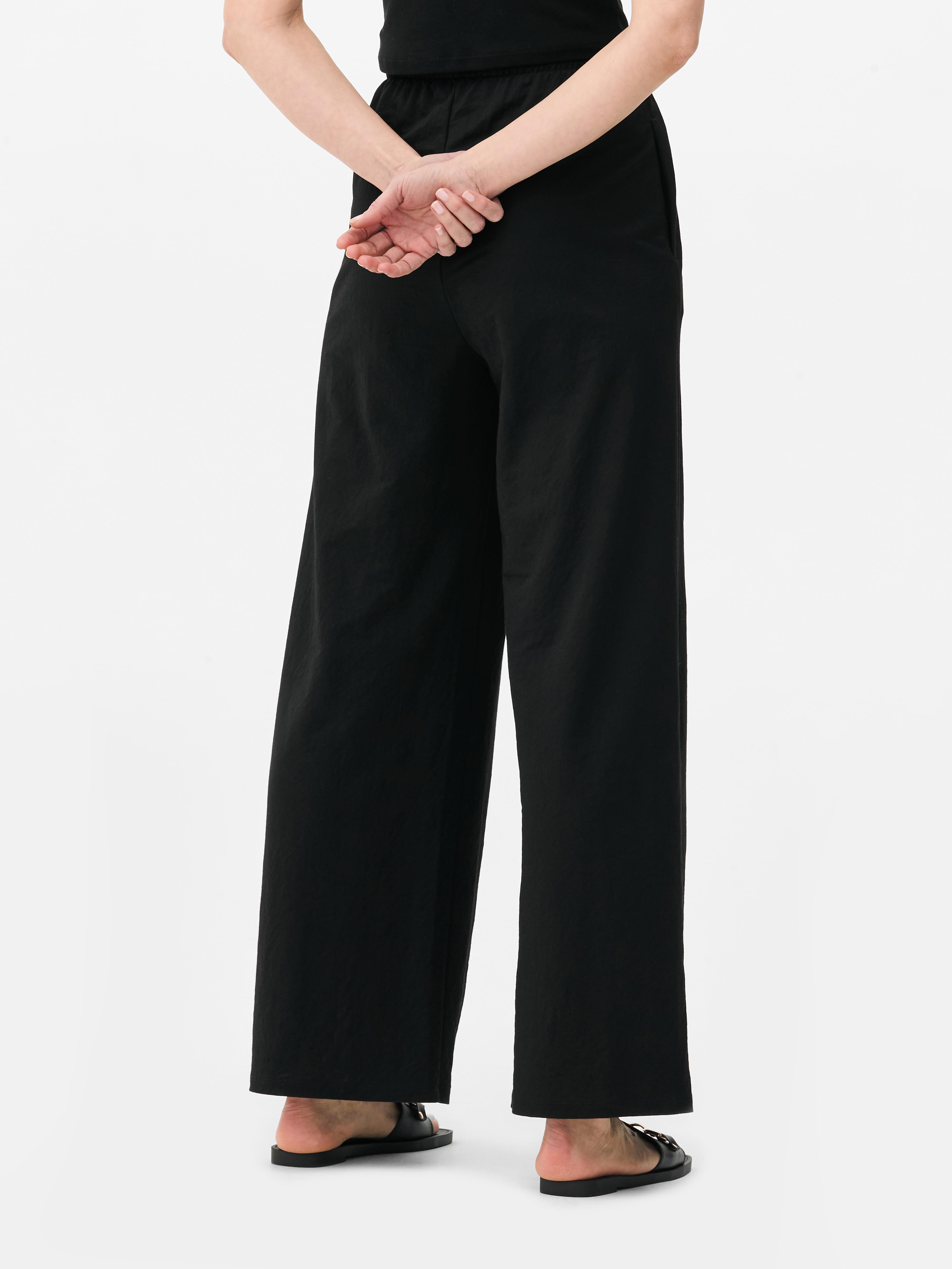 Wide Leg Drawstring Leggings