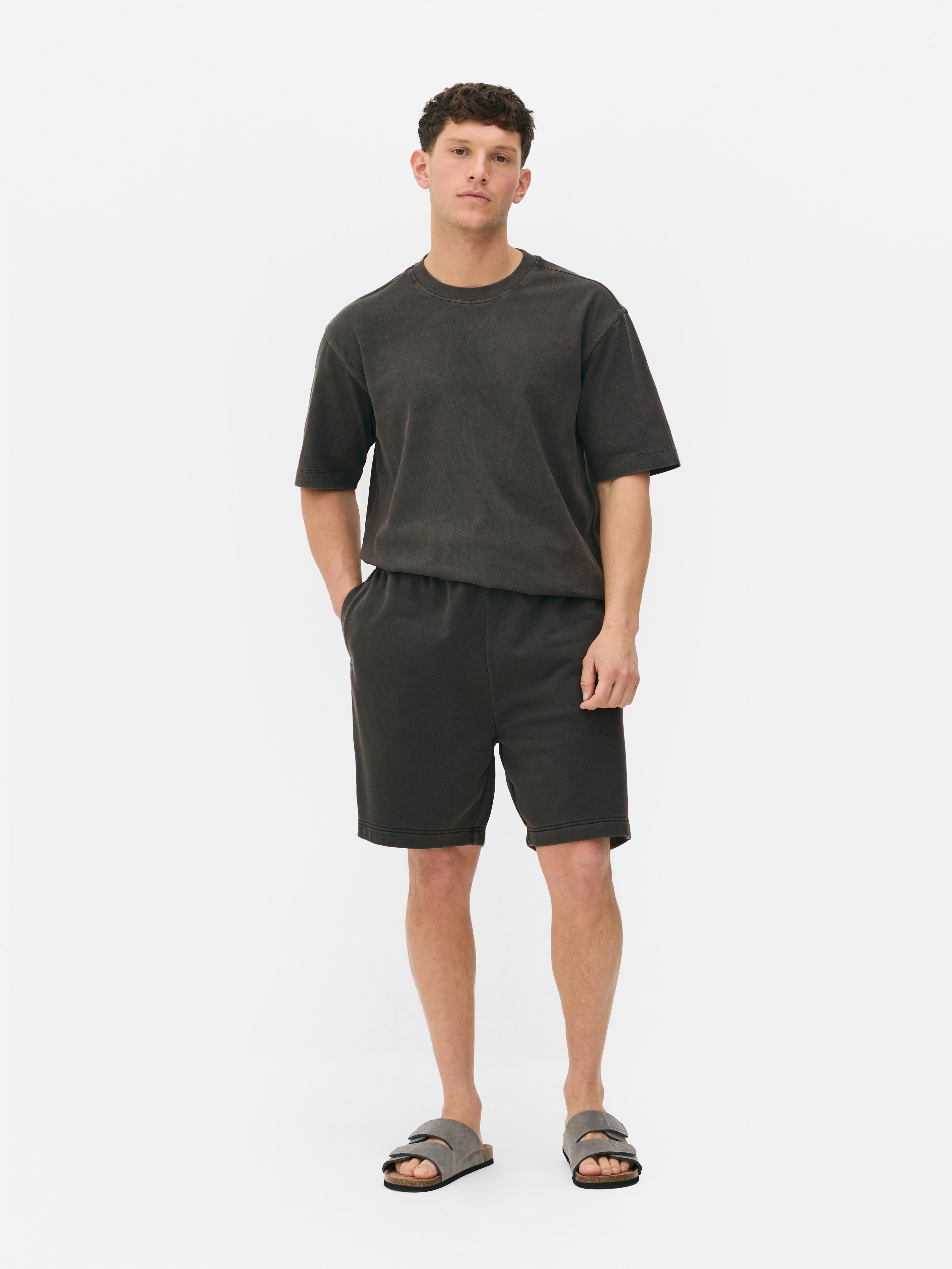 Pantaloncini in jersey elasticizzato oversize