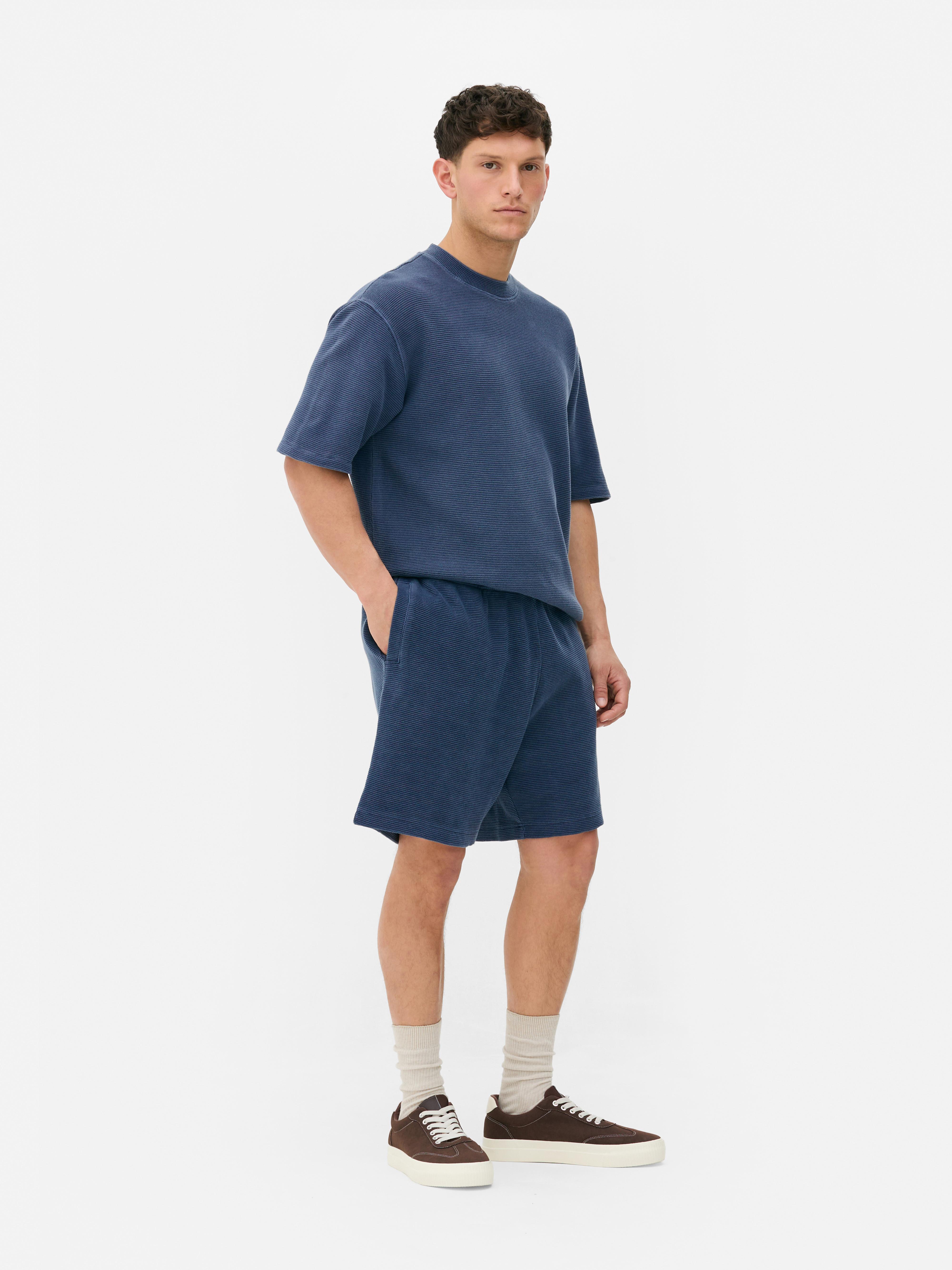 Pantaloncini oversize a nido d'ape