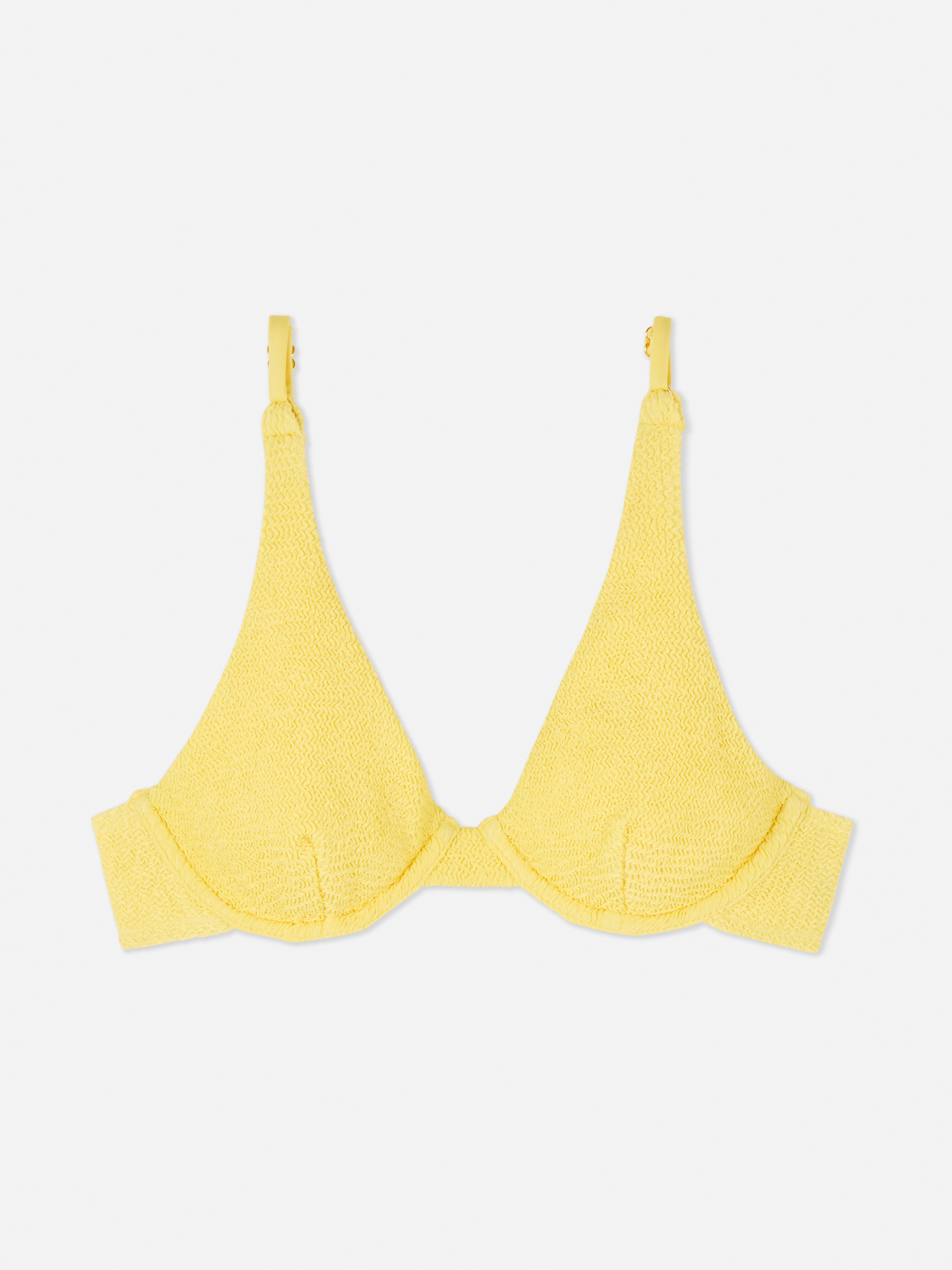 Crinkle Underwired Bikini Top