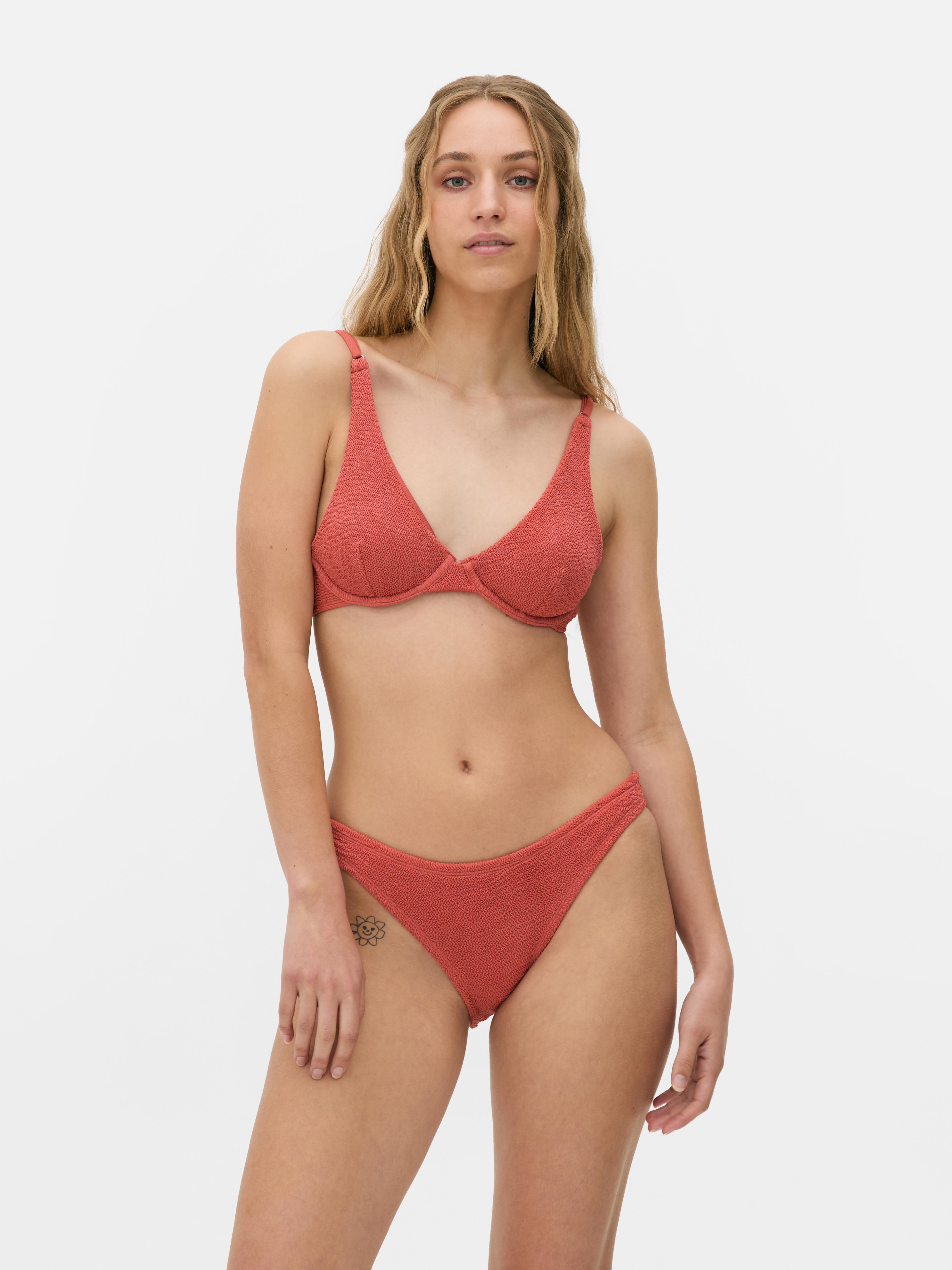 Crinkle Underwire Bikini Top