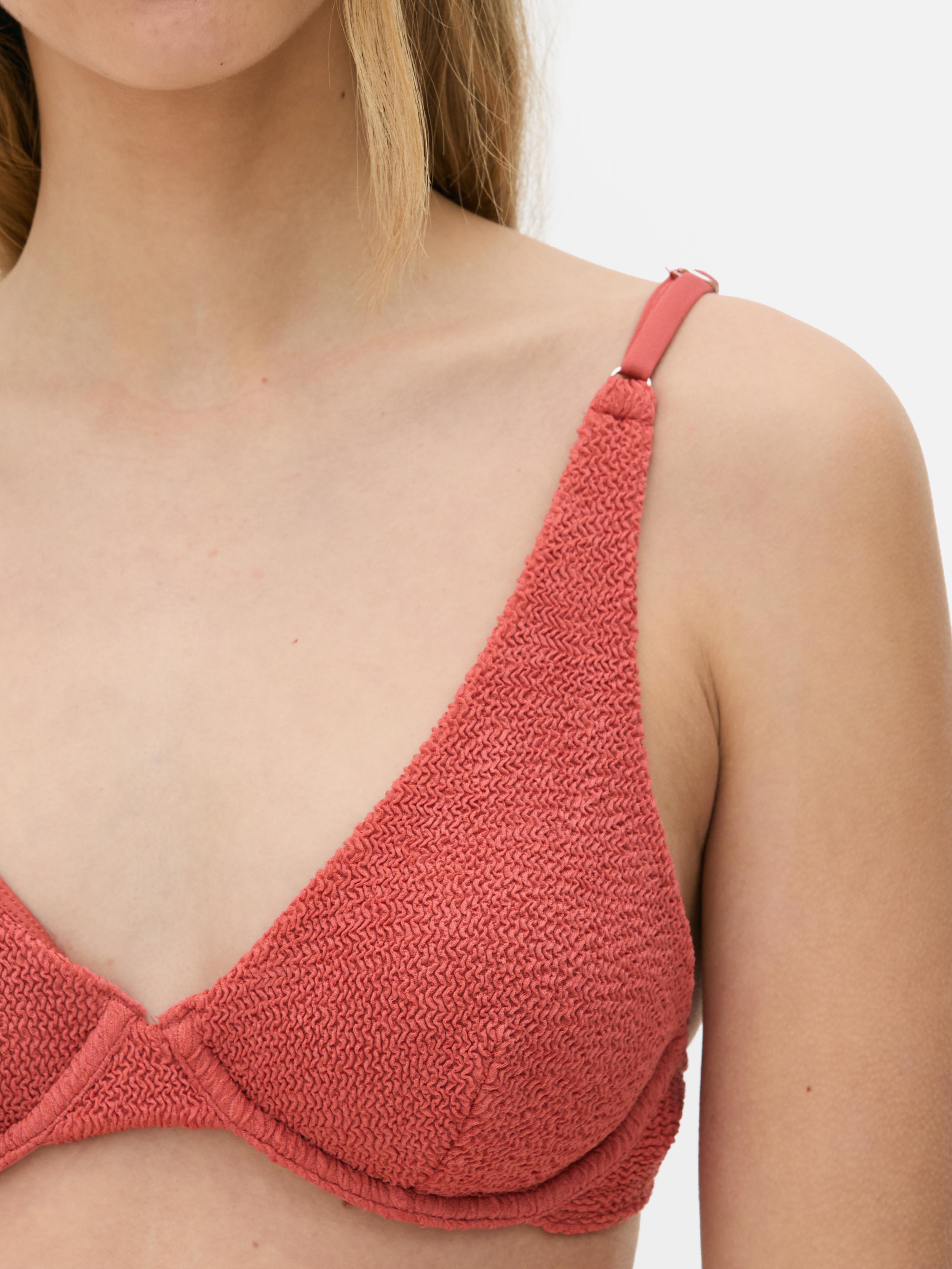 Crinkle Underwire Bikini Top