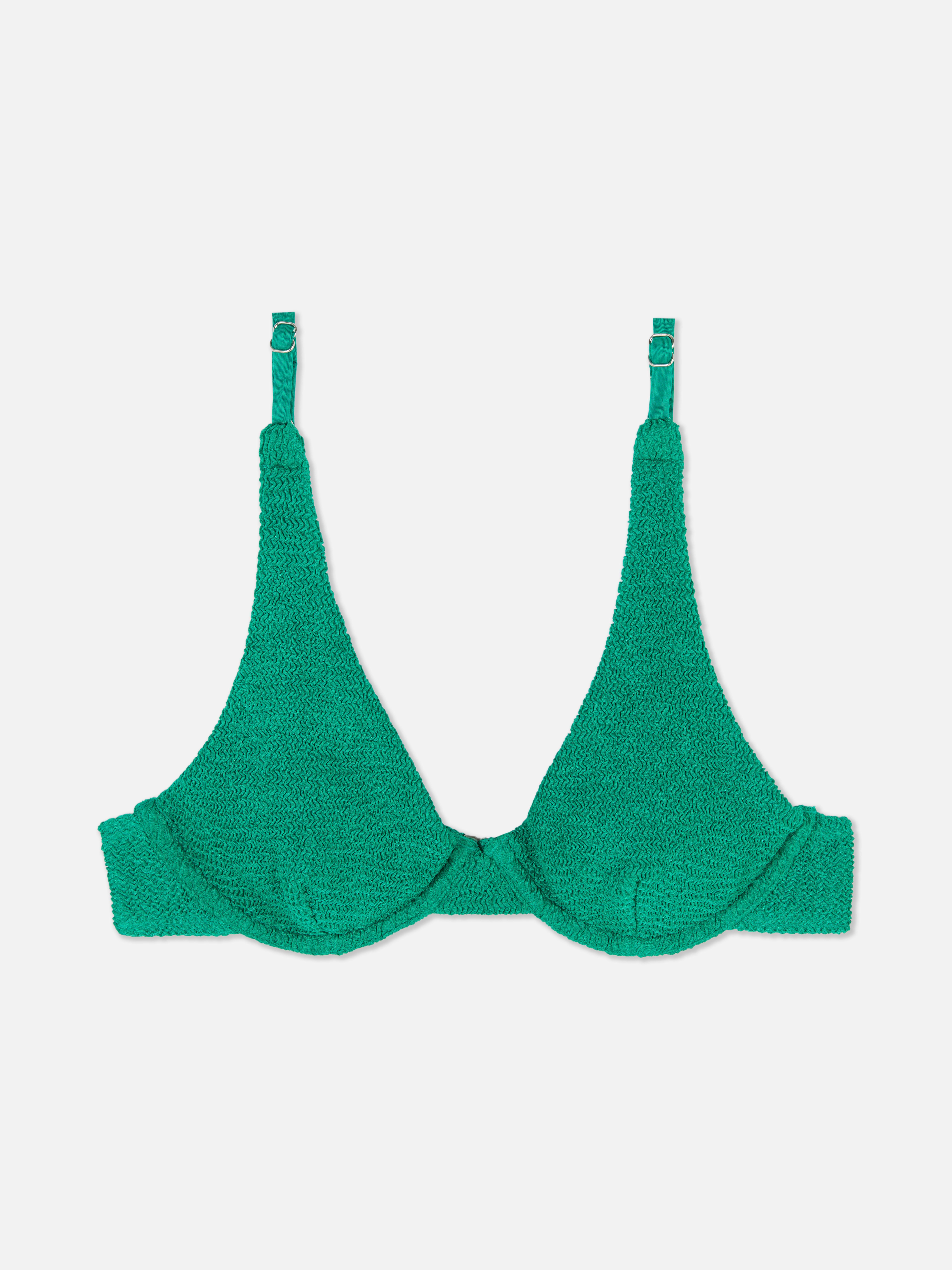 Paula Echevarria Crinkle Underwired Bikini Top