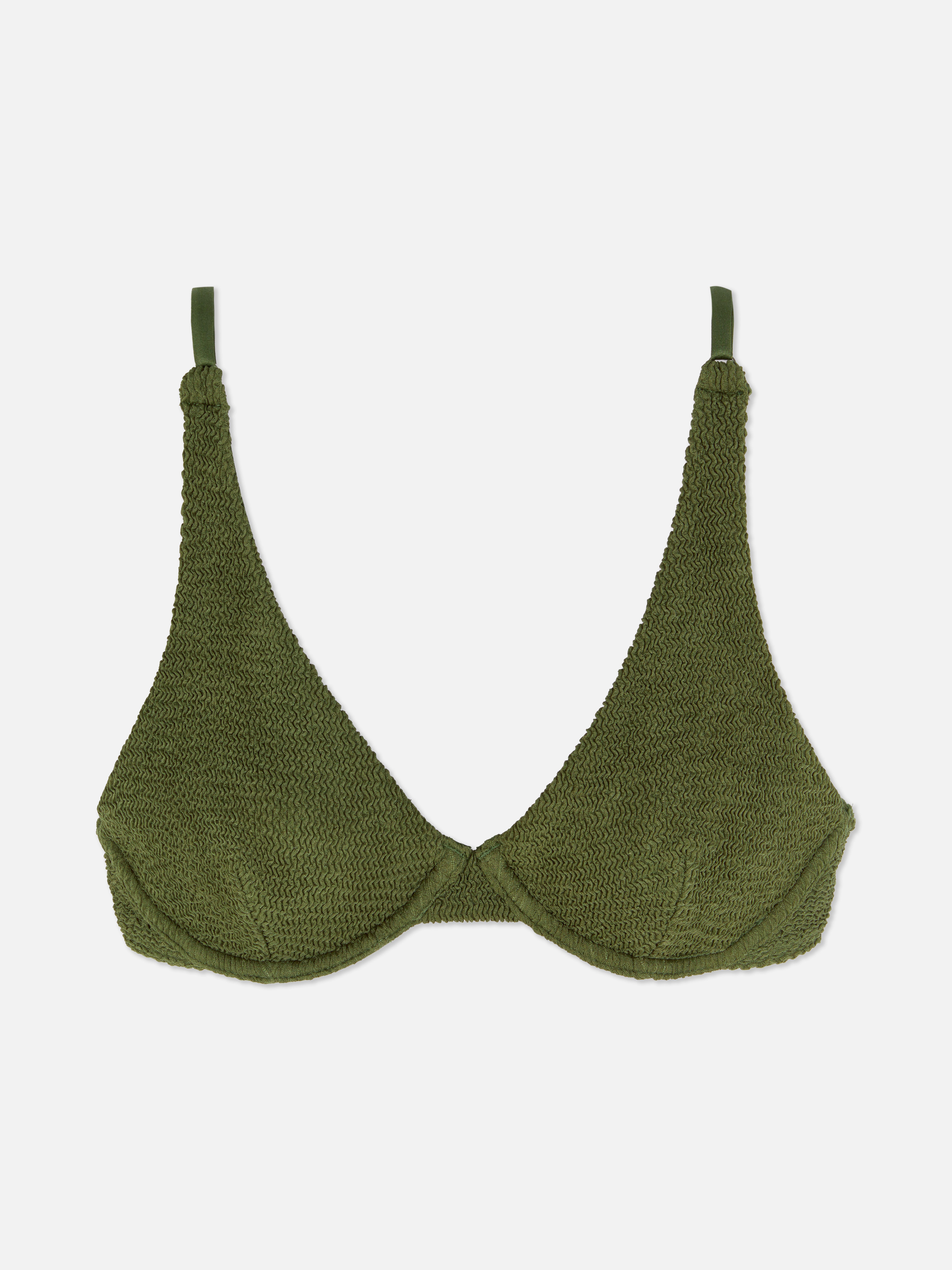 Crinkle Underwire Bikini Top