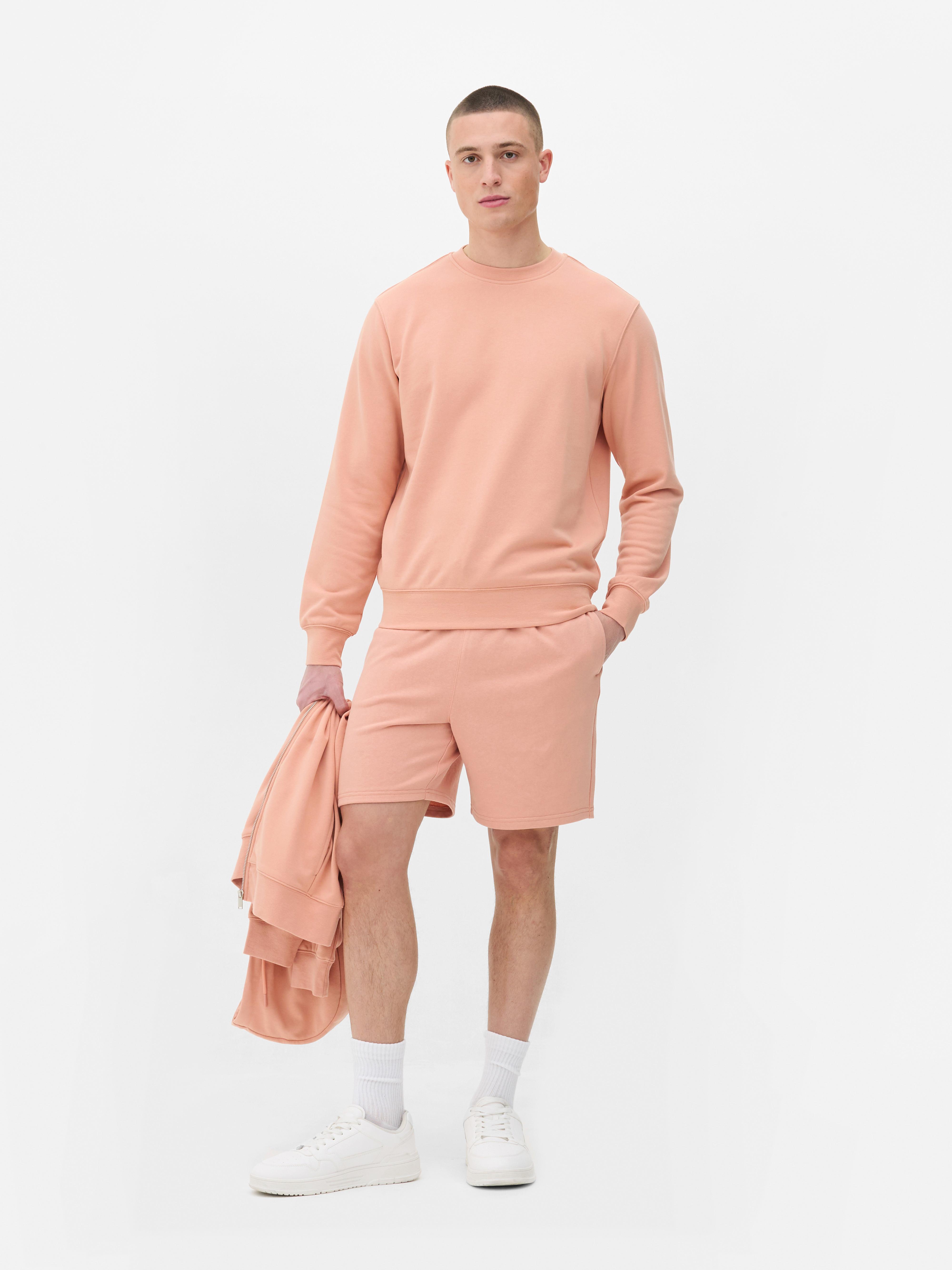 Basic sweatshirt met ronde hals