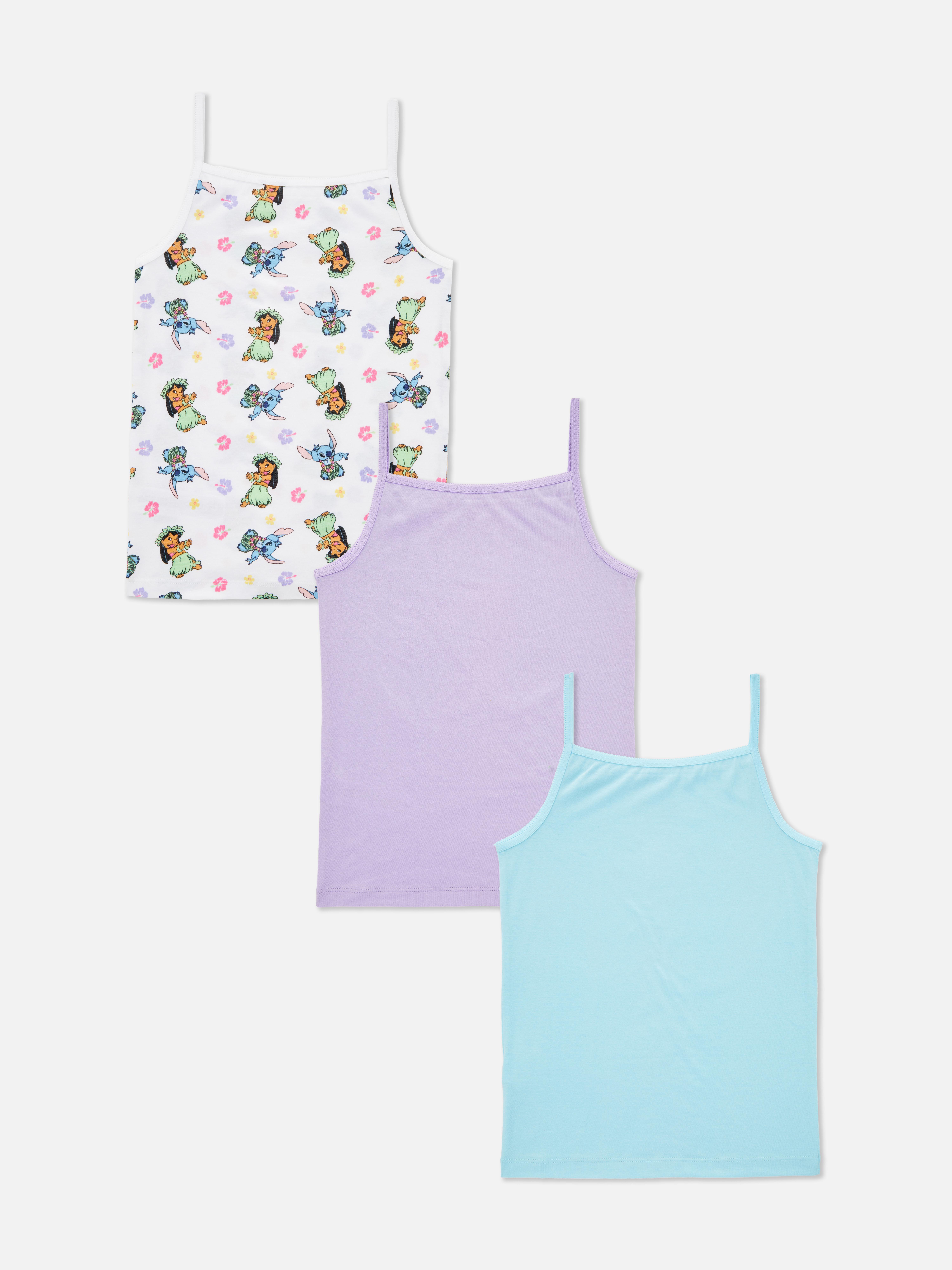 3pk Disney's Lilo & Stitch Cami Tops