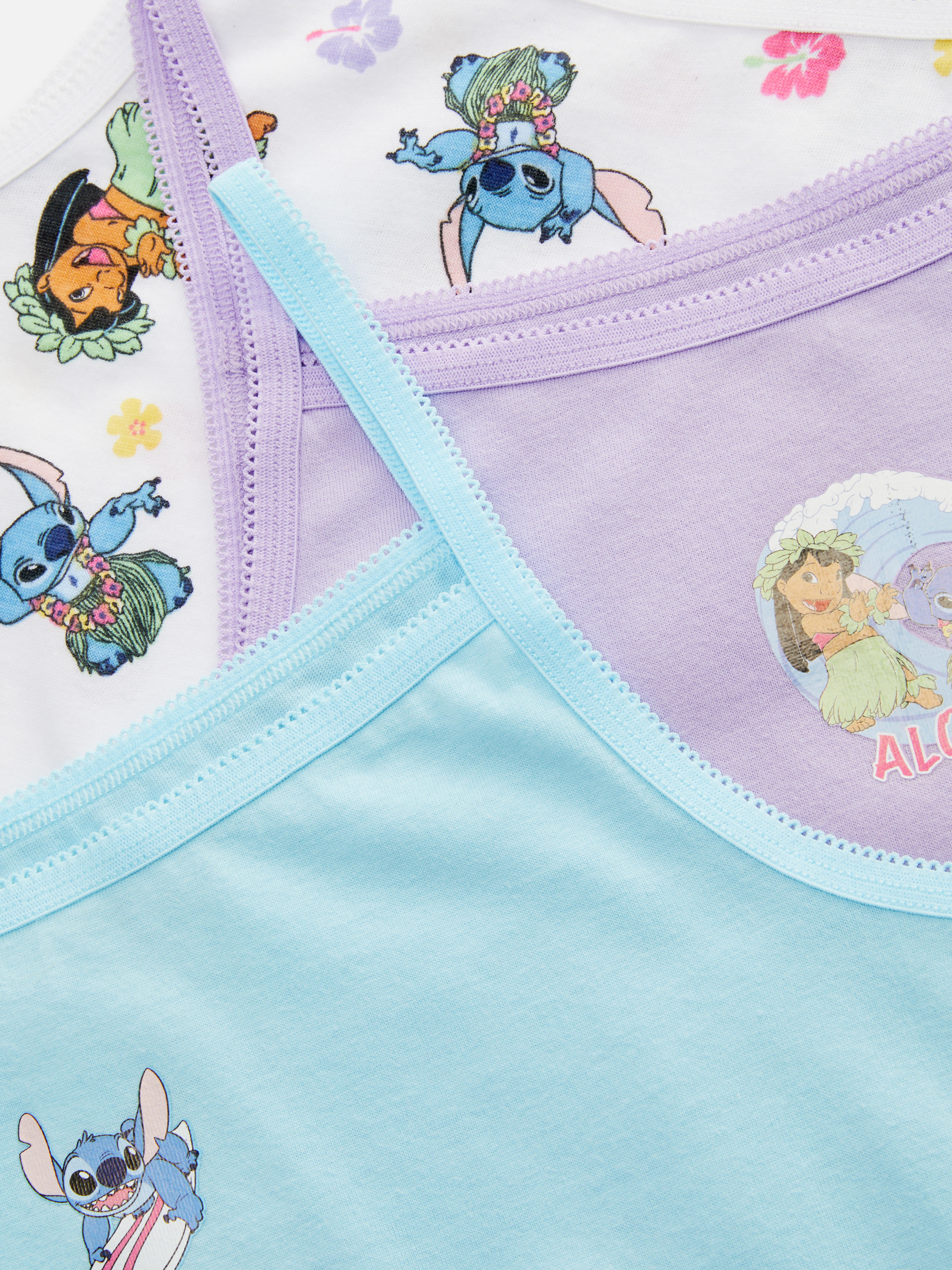 3pk Disney's Lilo & Stitch Cami Tops
