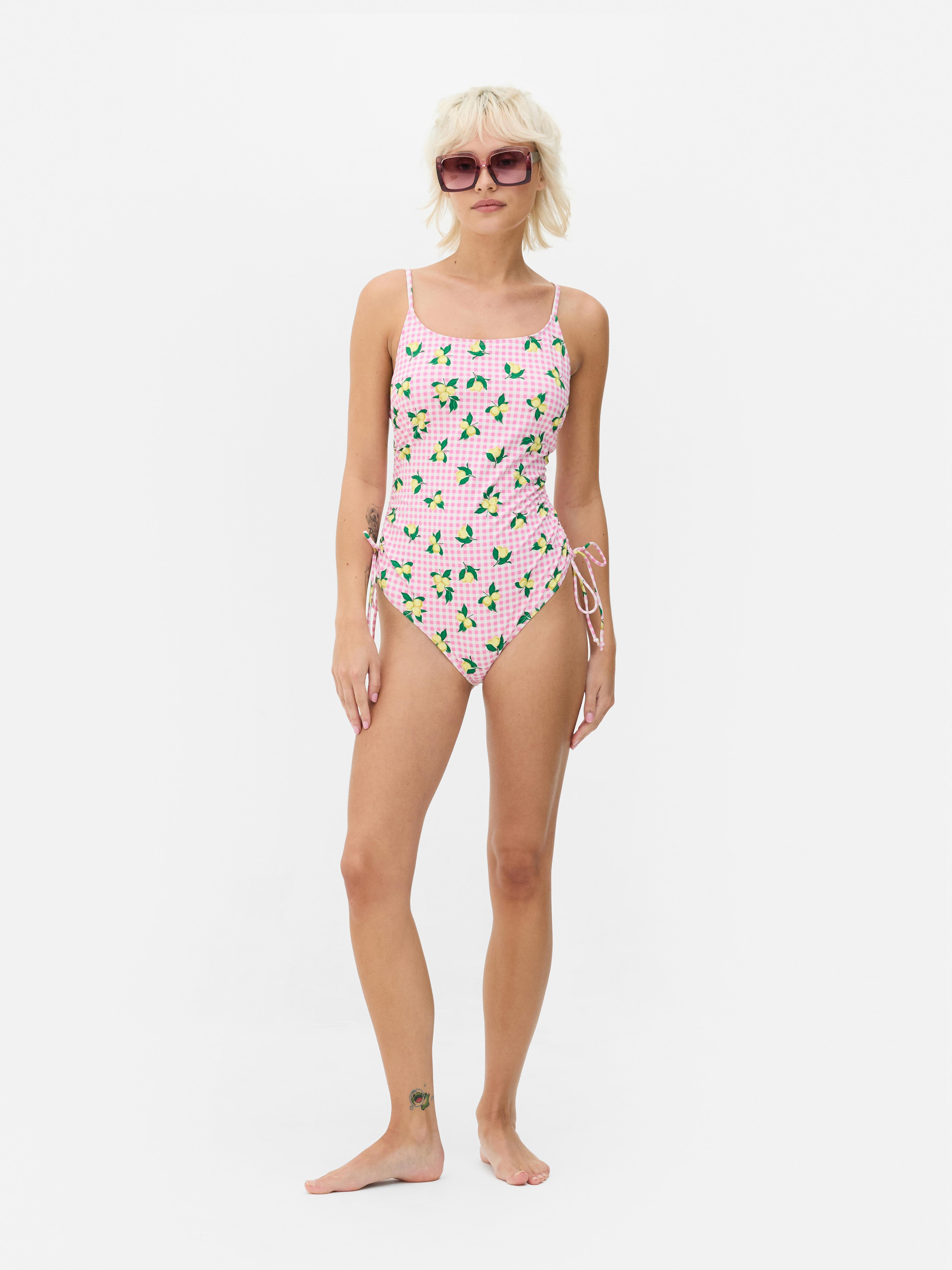 Ruched Tie-Side Swimsuit