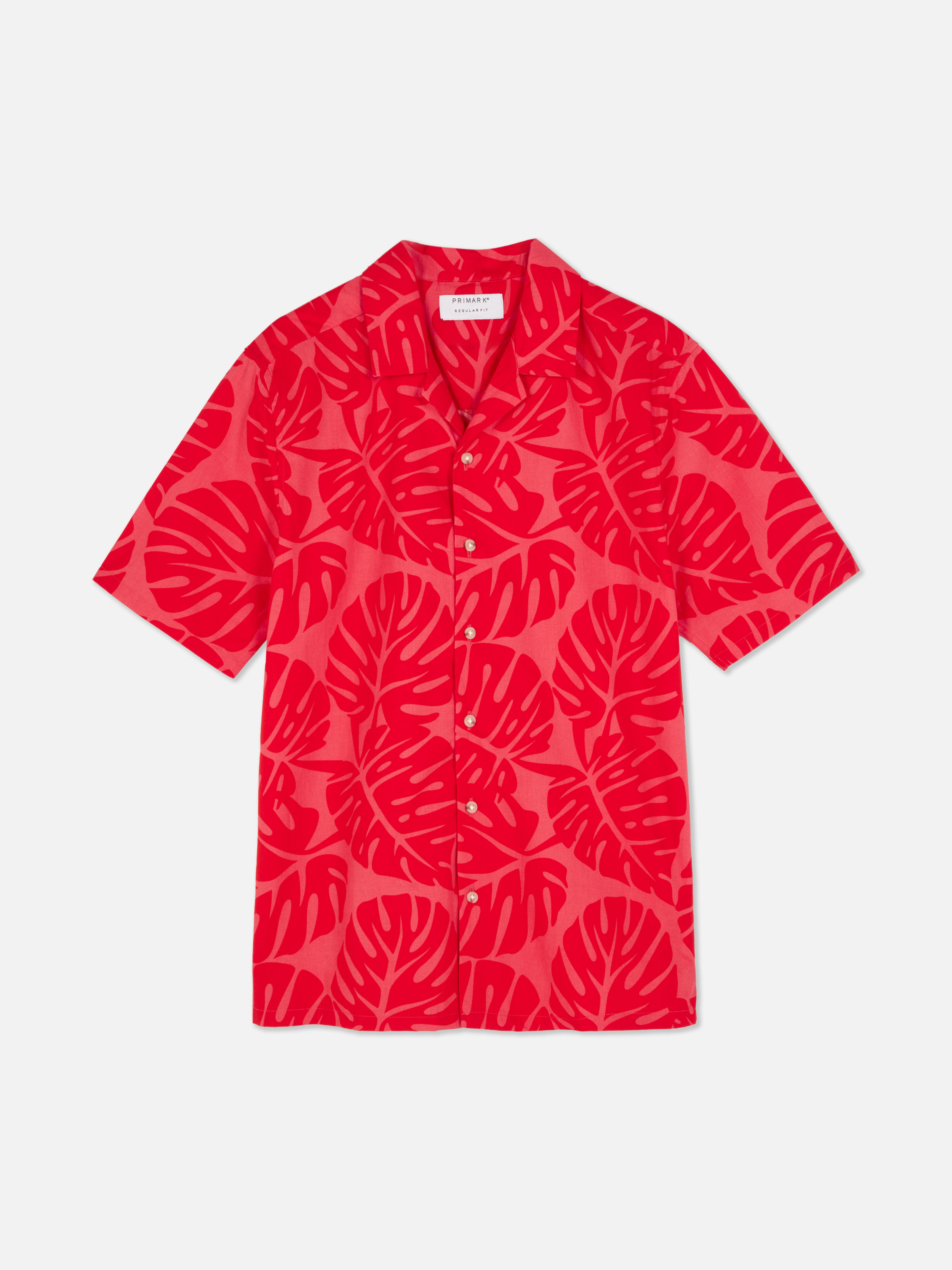 Chemise boutonnée à fleurs
