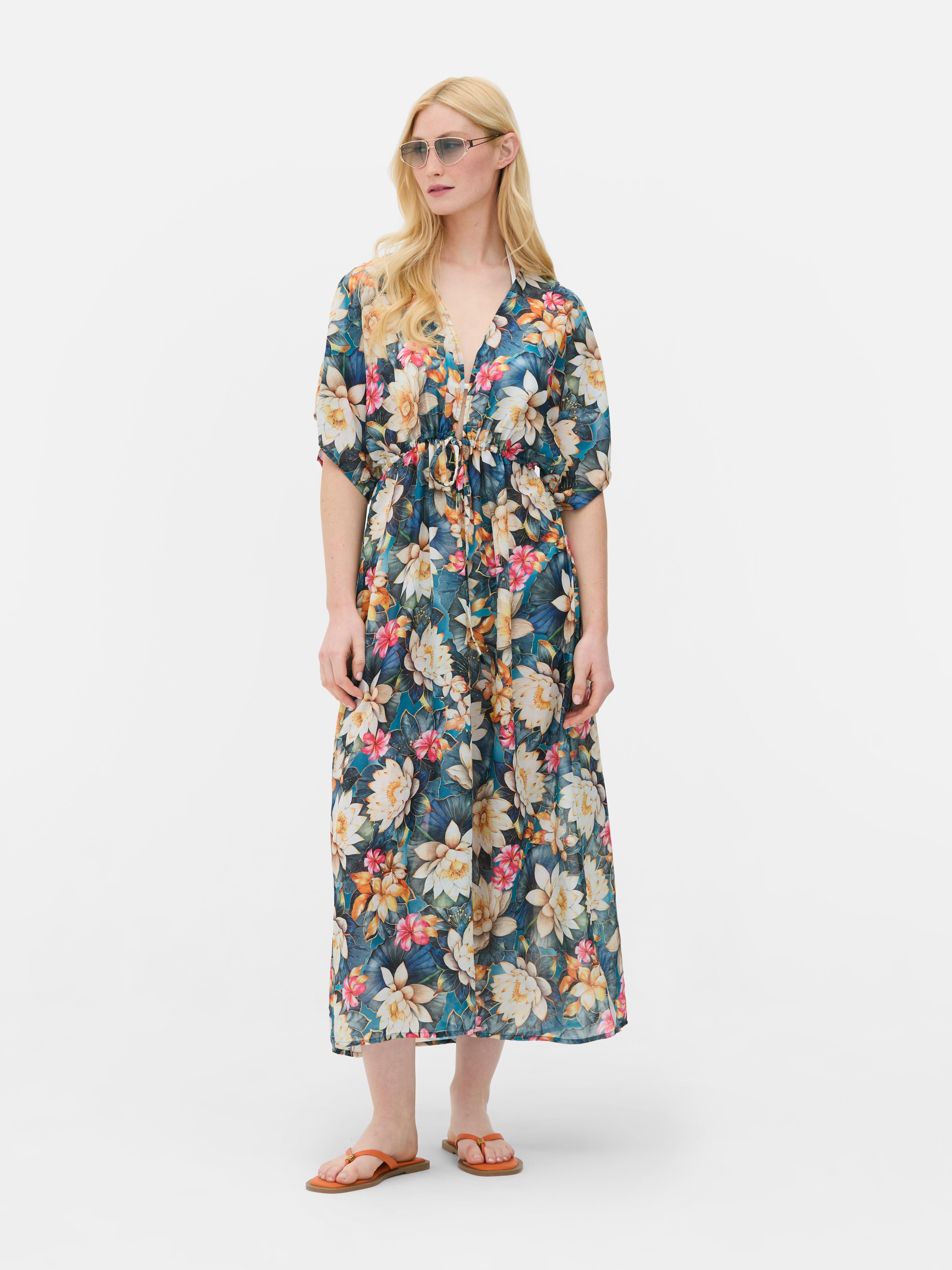 Printed Midi Kimono