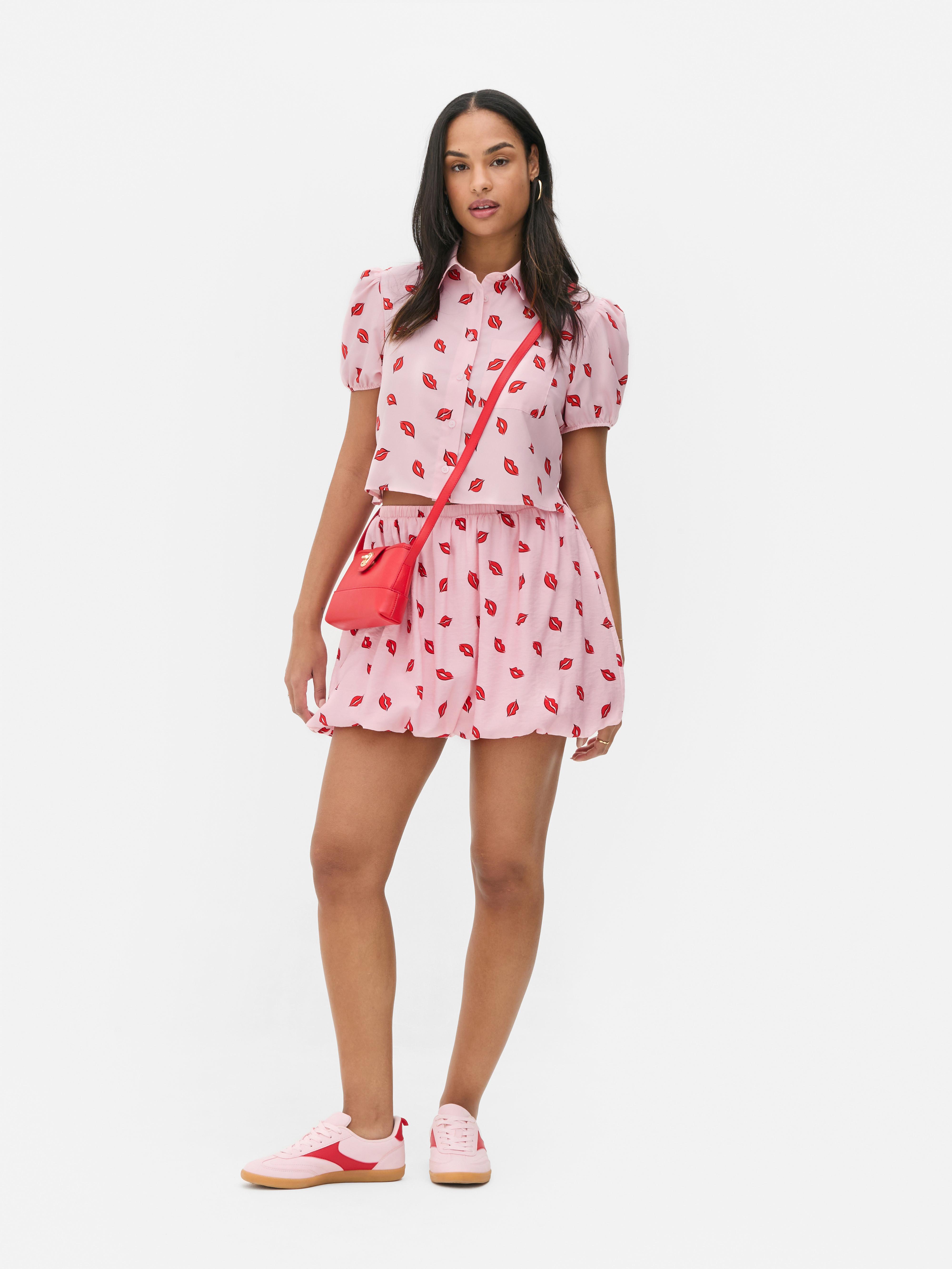 Short Sleeve Crop Shirt