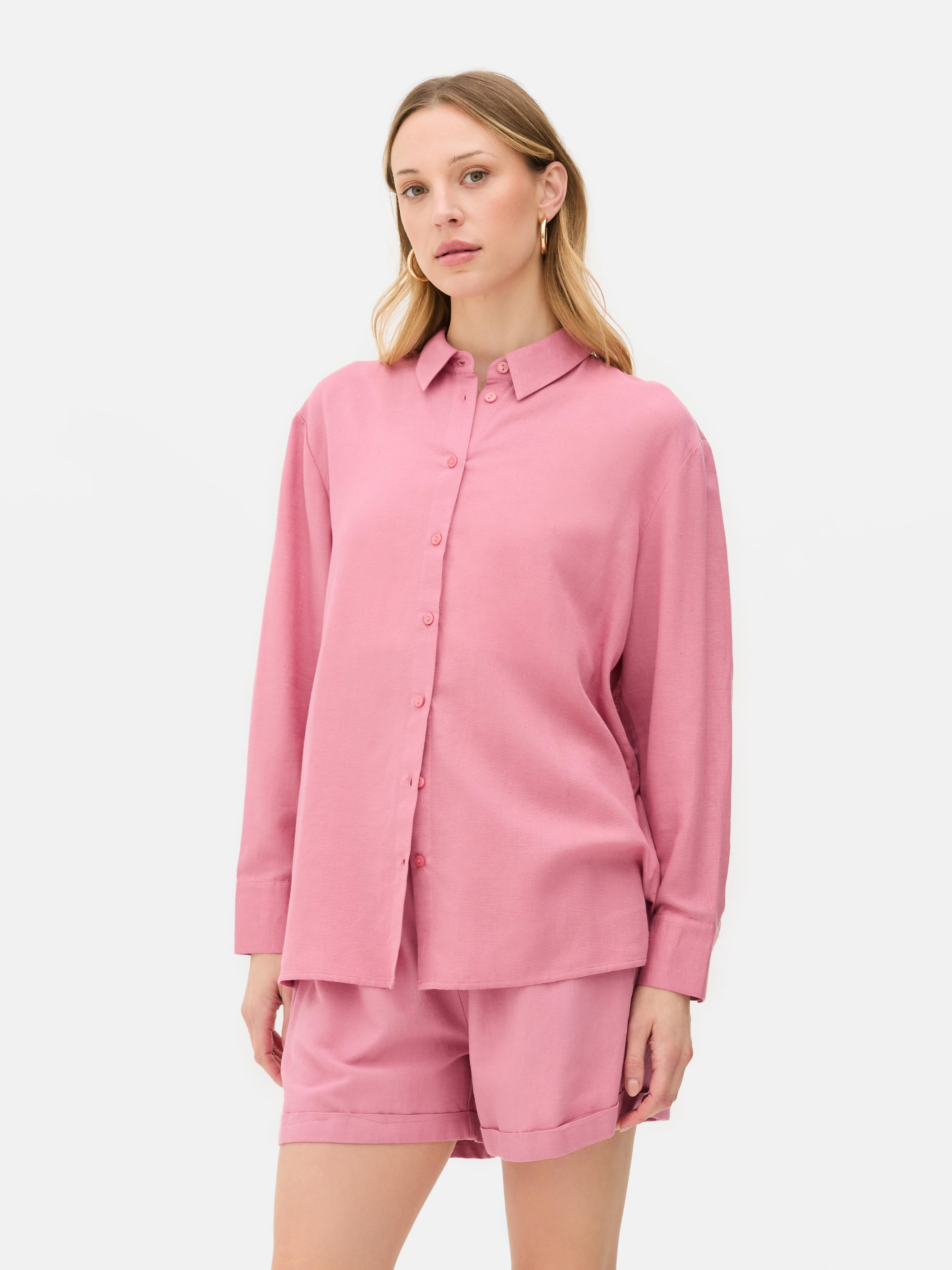 Chemise en coton mélangé