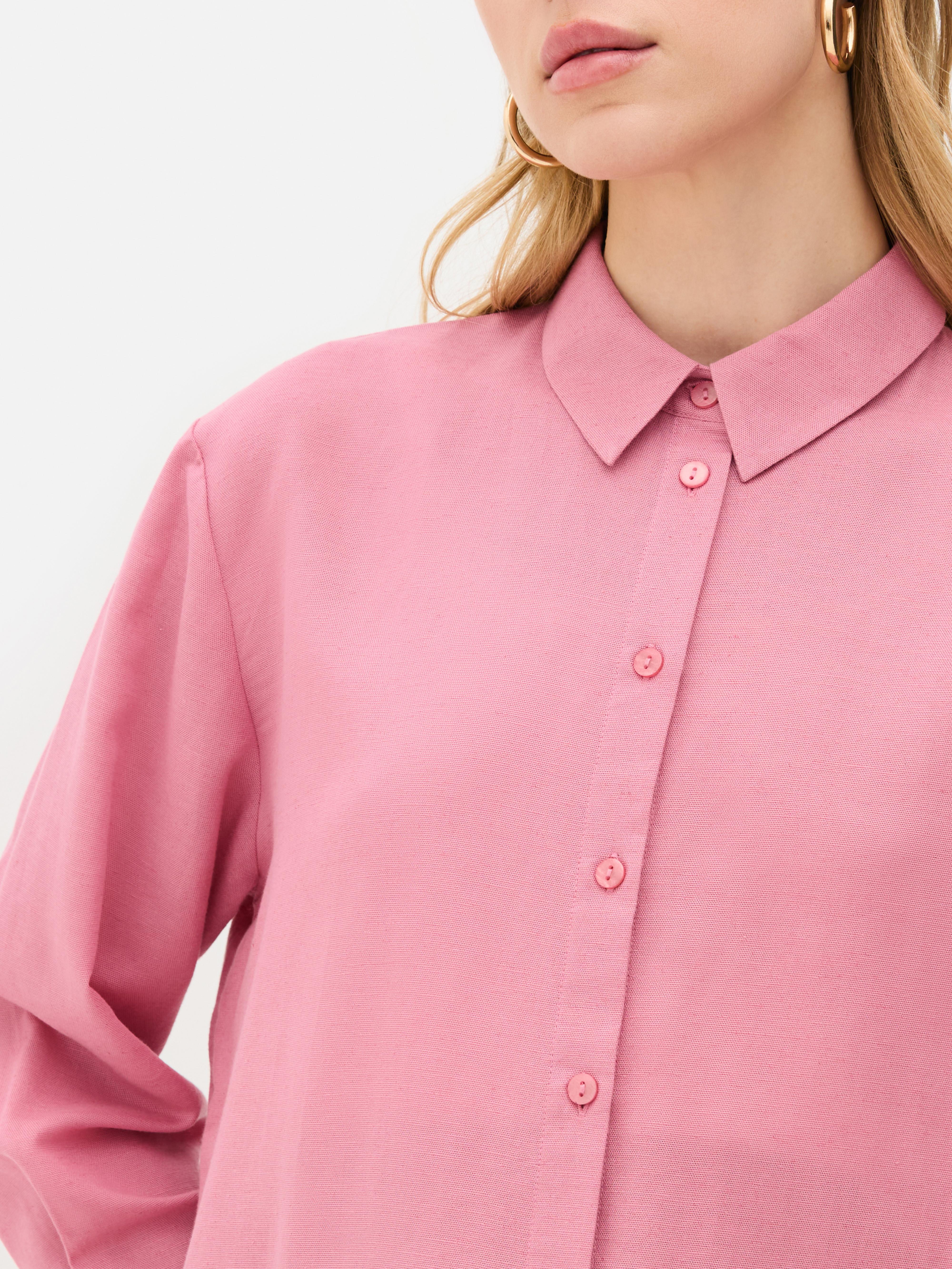 Chemise en coton mélangé