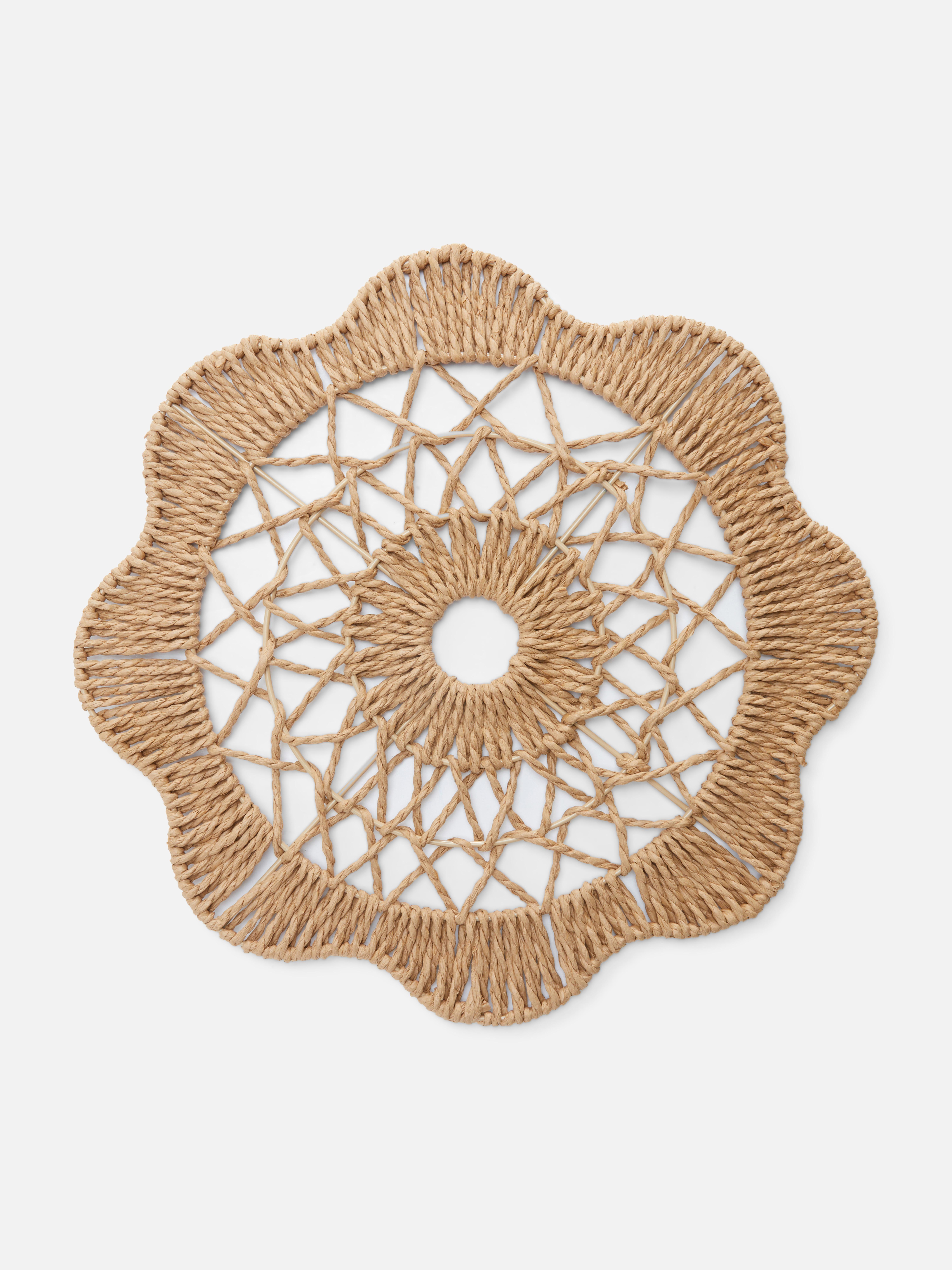 2pk Woven Flower Placemats