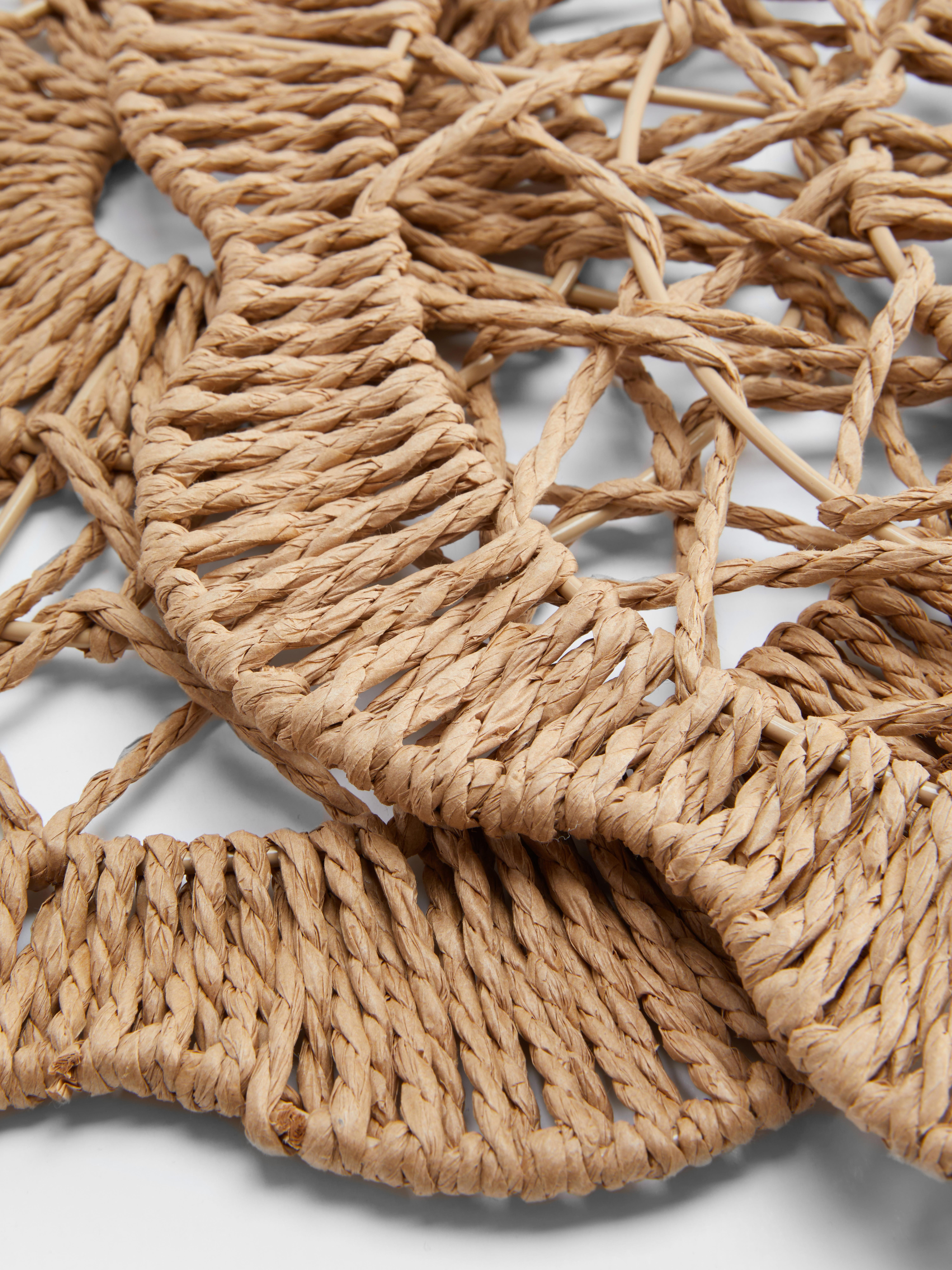 2pk Woven Flower Placemats