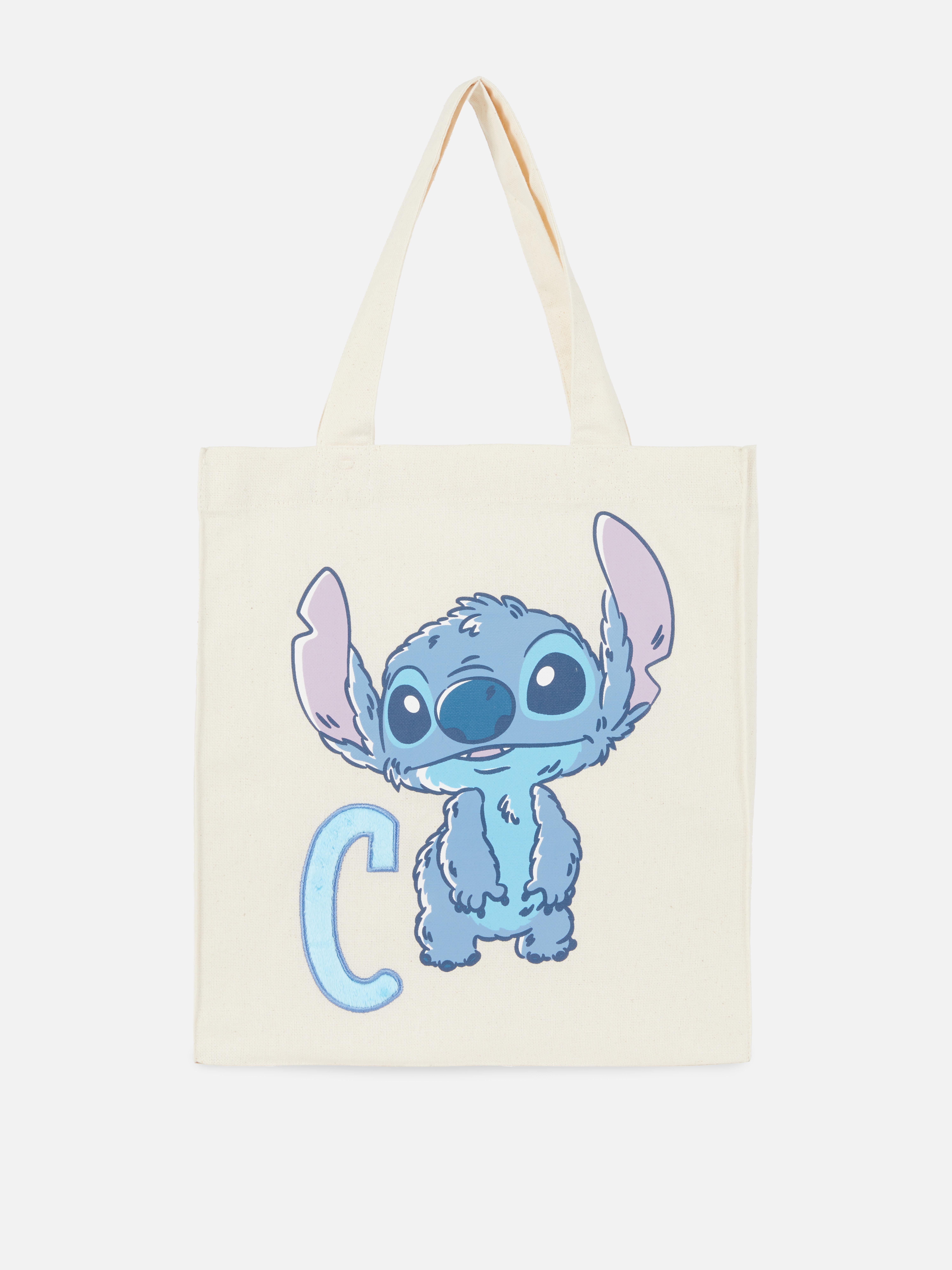 Geantă tote cu inițială Stitch de la Disney