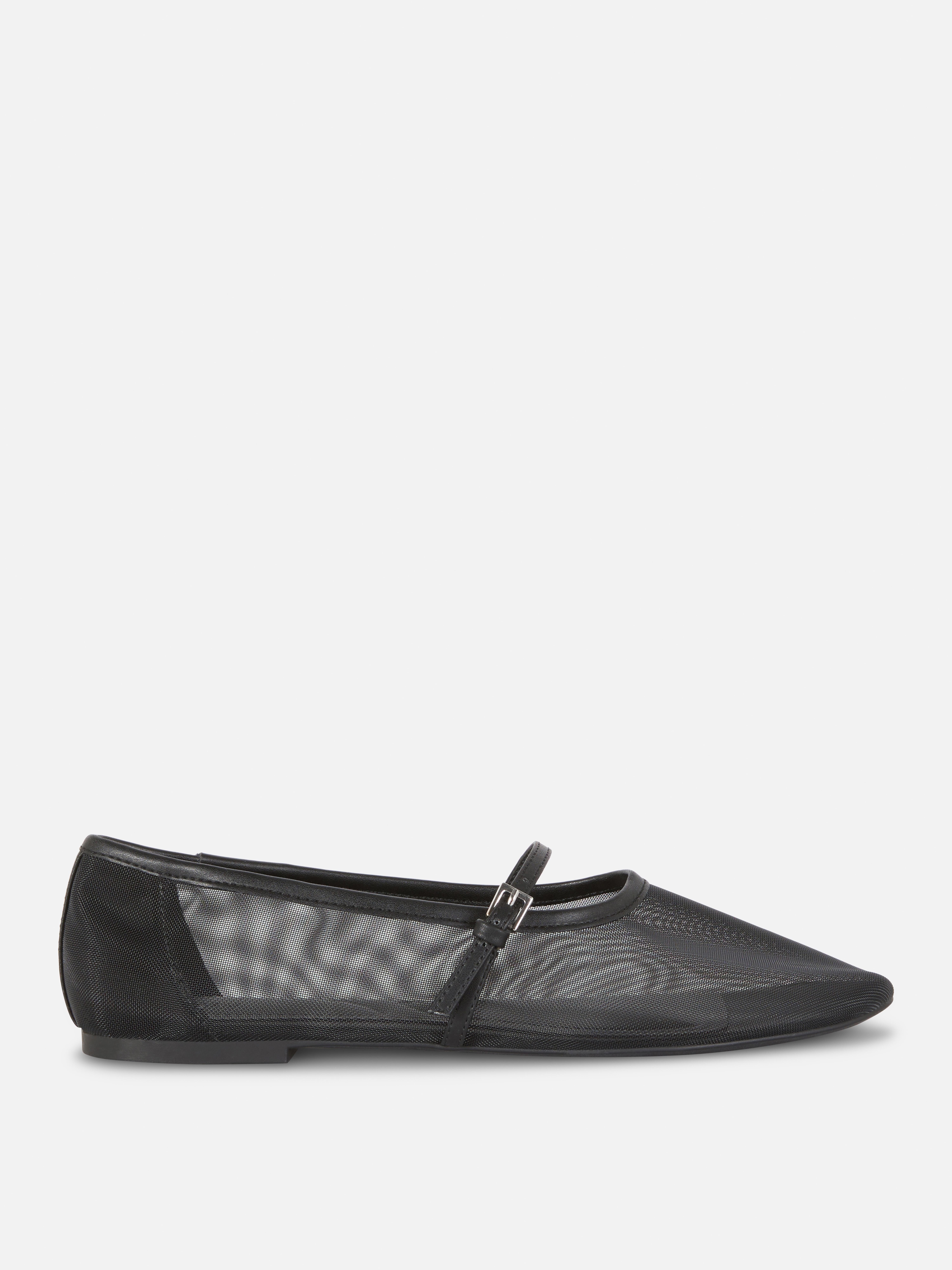 Scarpe Mary Jane in rete Rita Ora Nero