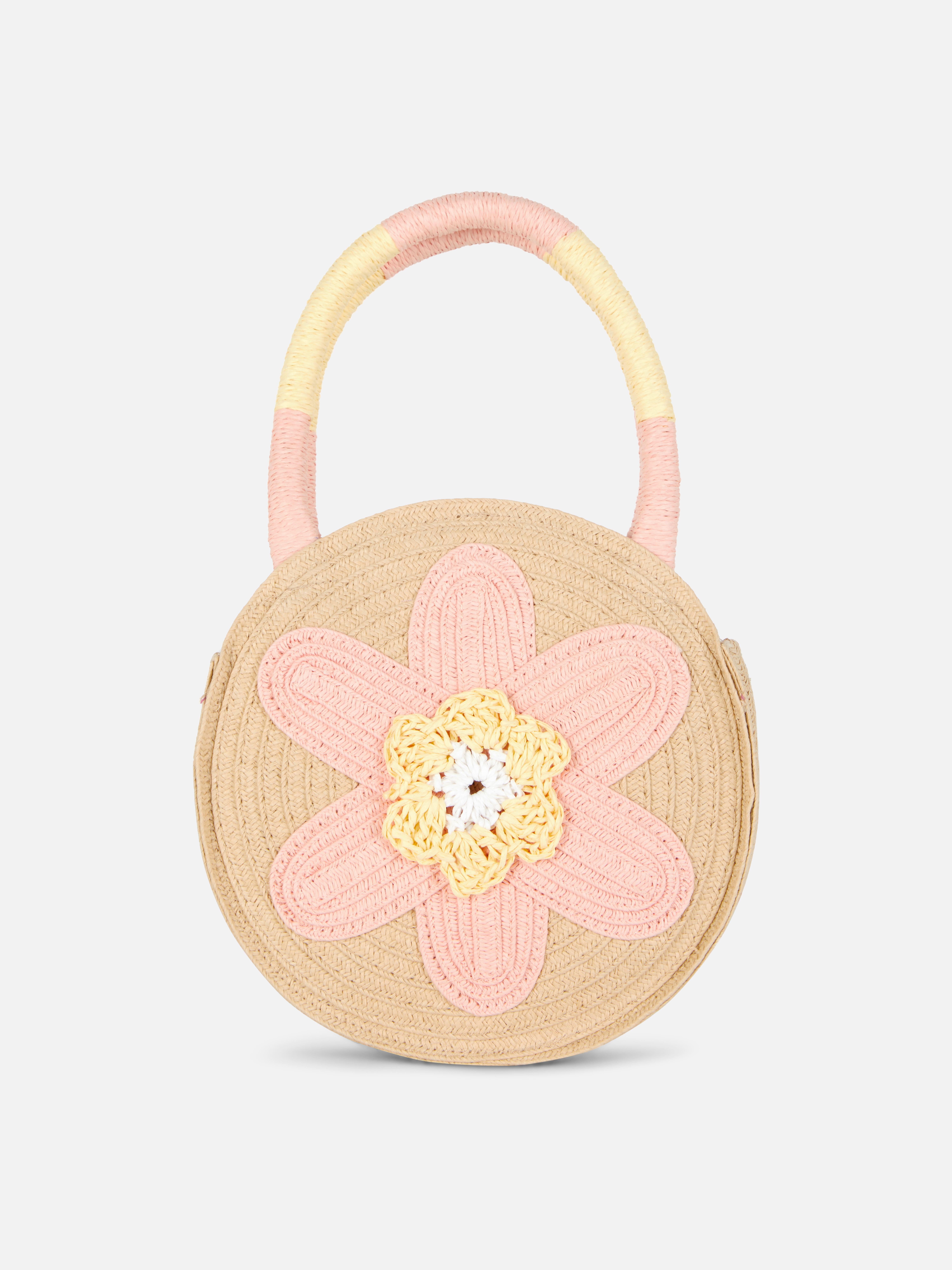 Flower Straw Bag