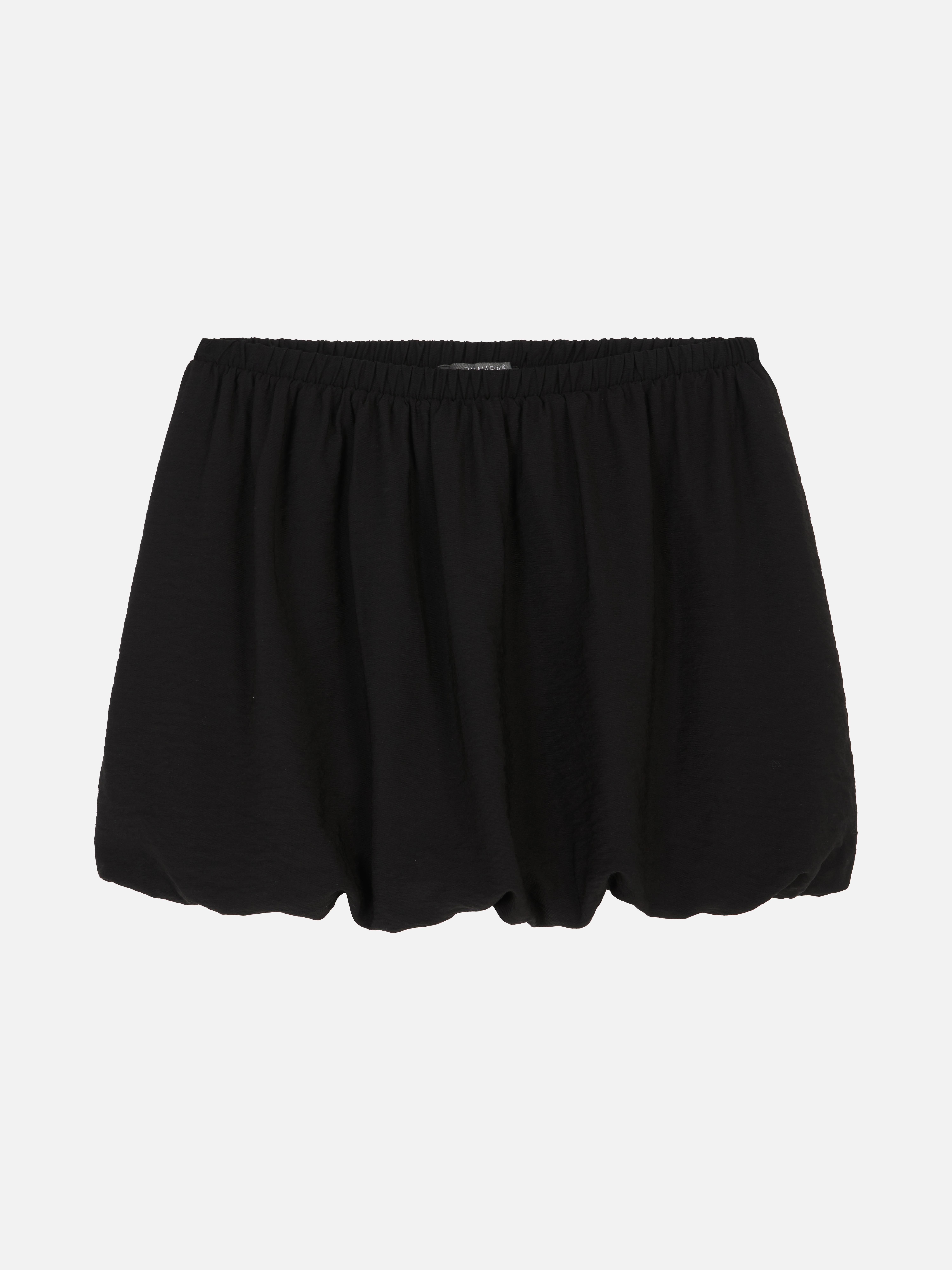 Printed Puffball Mini Skirt