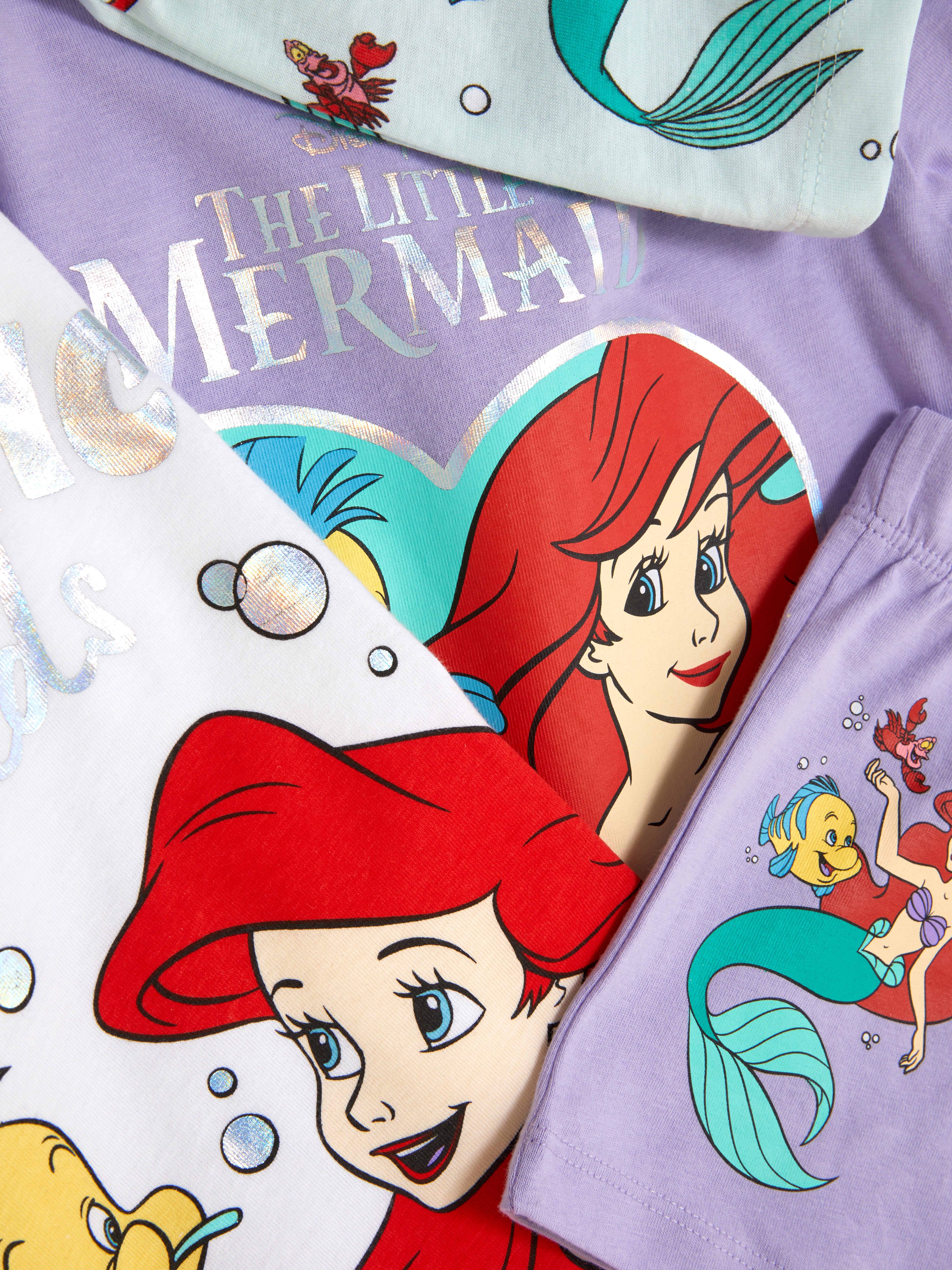1,5-8 anos | Pack 2 pijamas Disney A Pequena Sereia