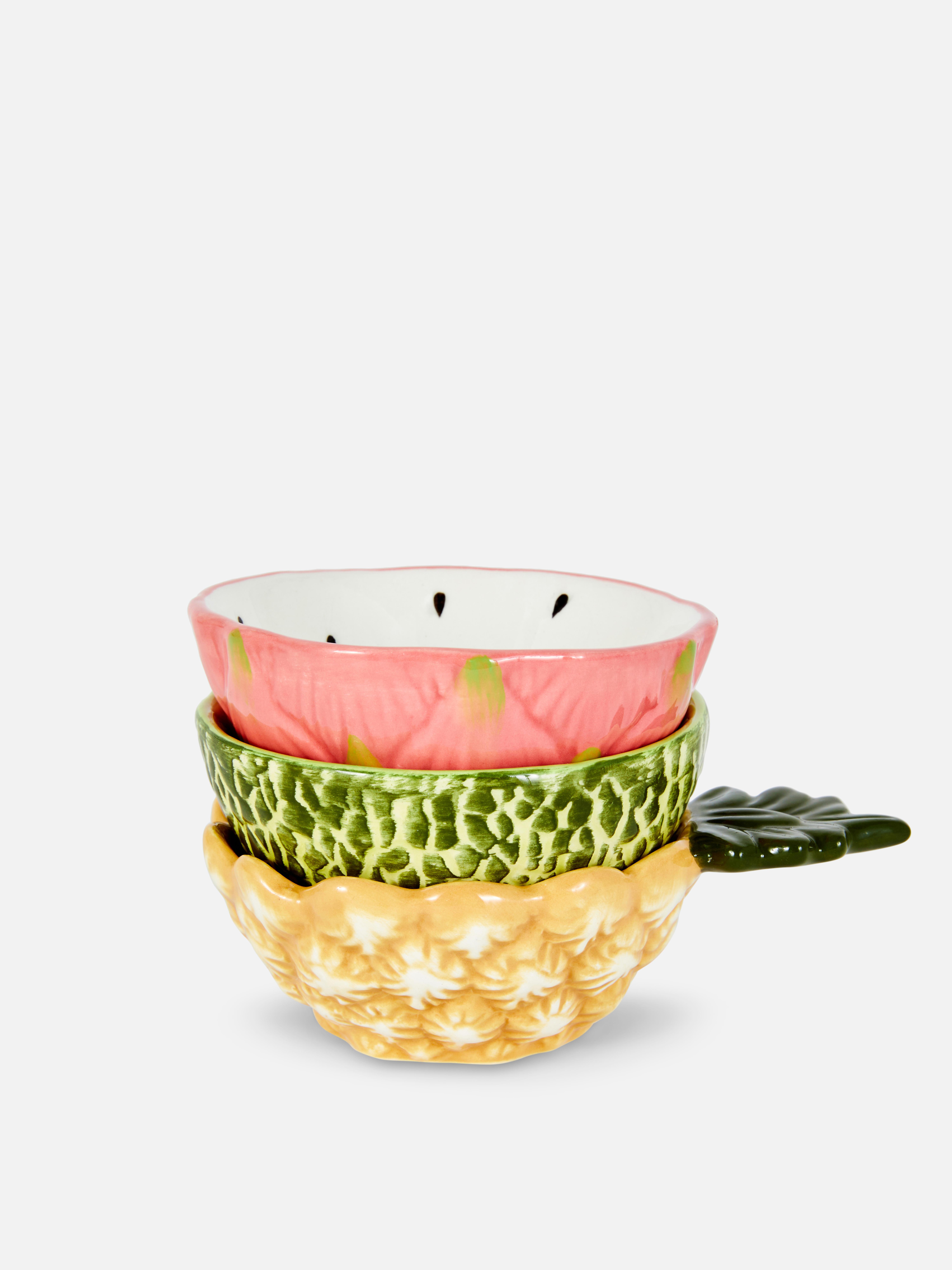 3pk Fruit Shaped Pinch Bowls