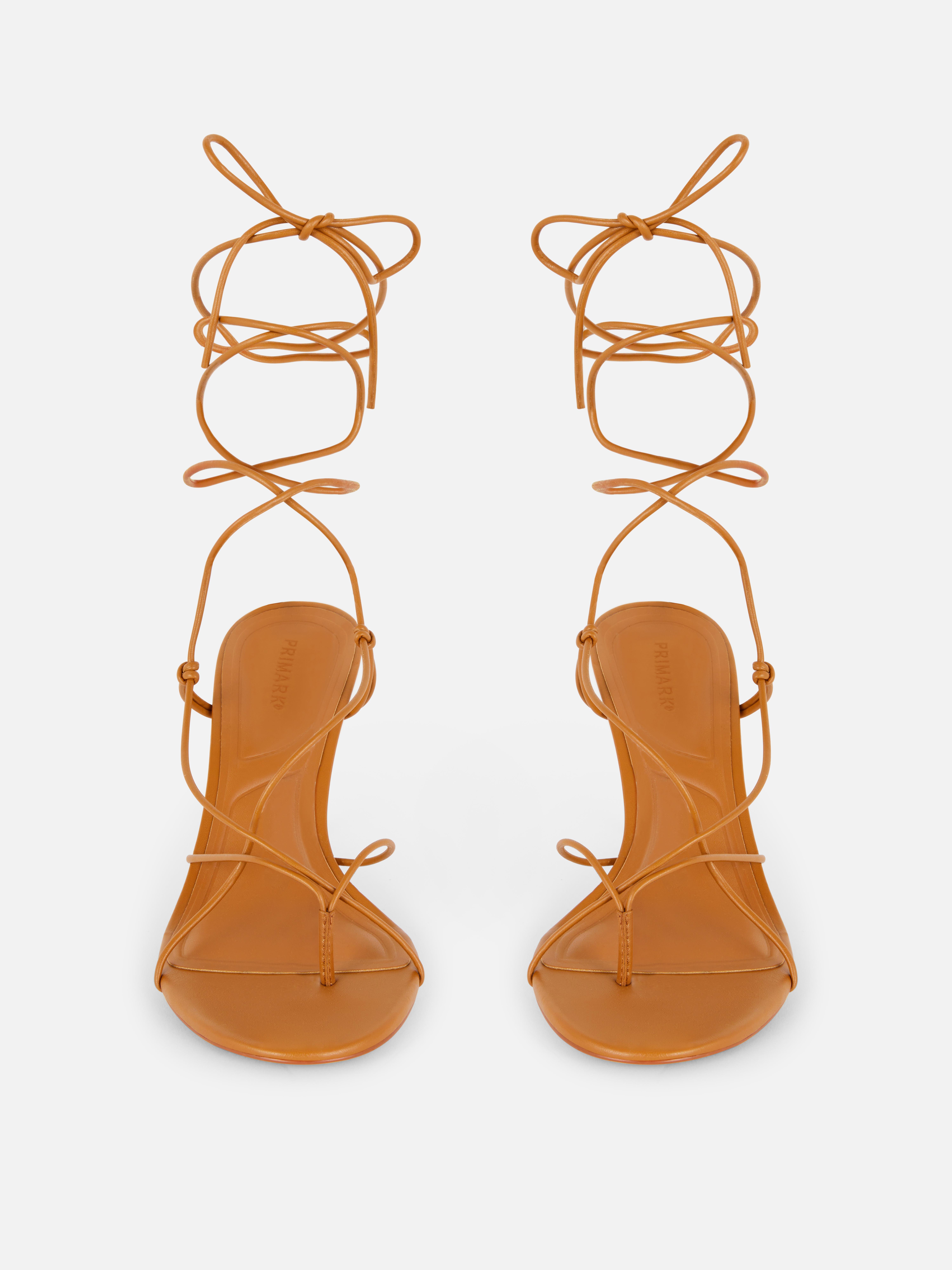 Paula Echevarría Tie-Up Heels