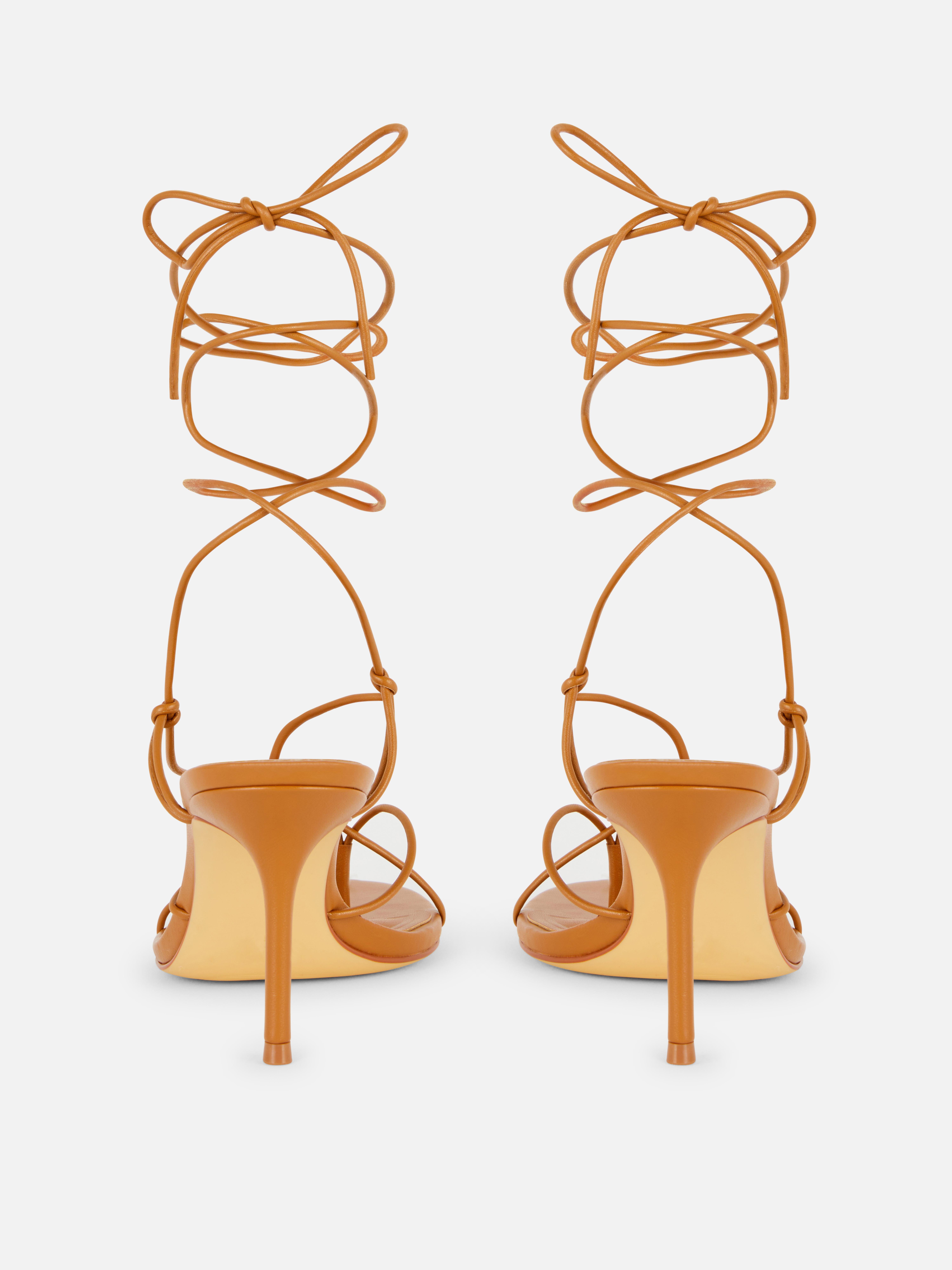 Paula Echevarría Tie-Up Heels