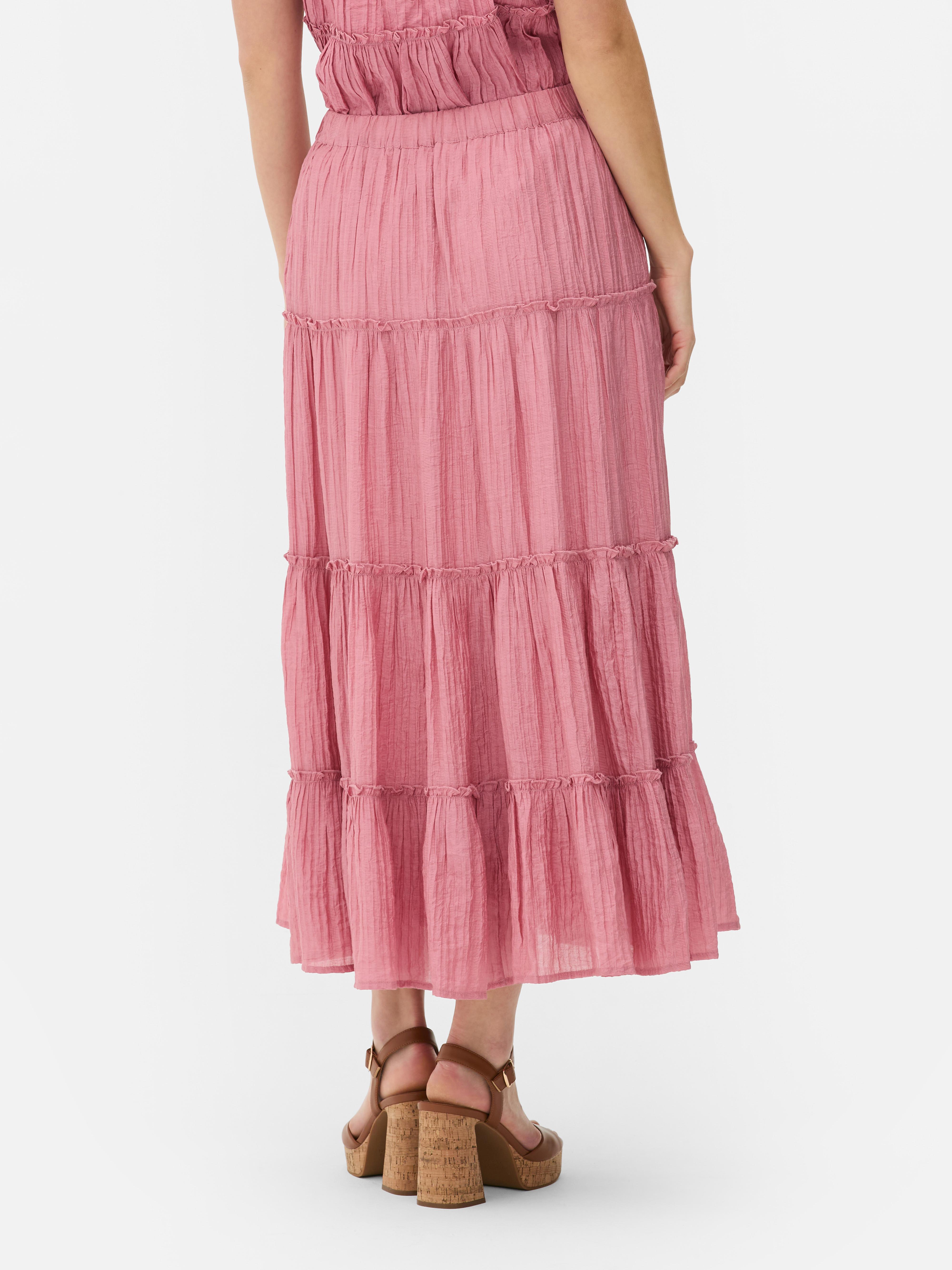Tiered Maxi Skirt