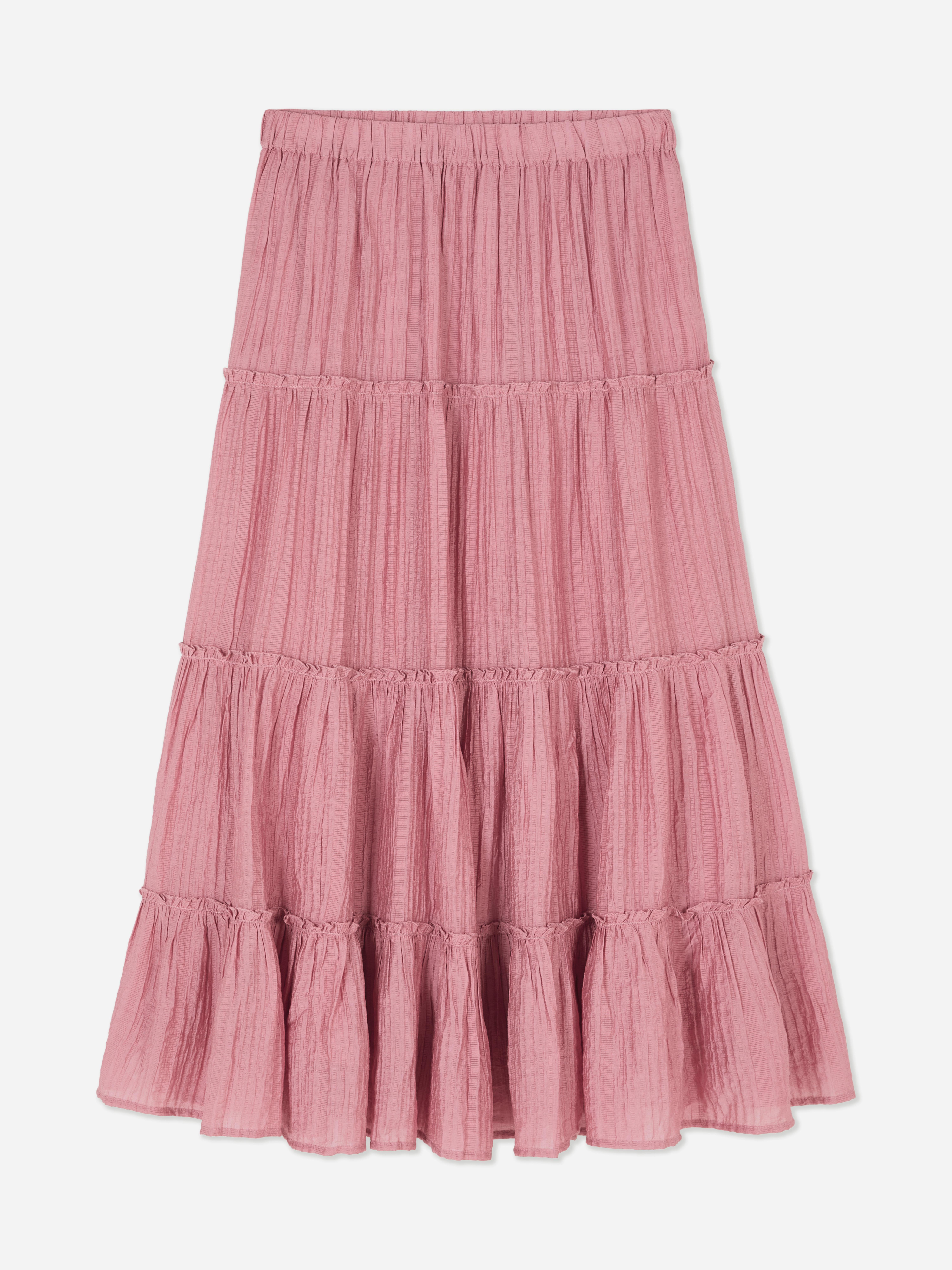 Tiered Maxi Skirt